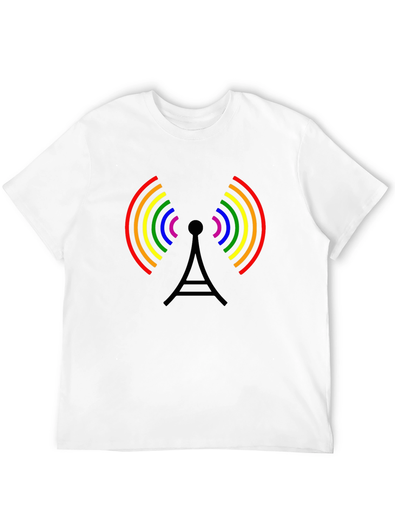 Rainbow Antenna T-Shirt - Pride Design