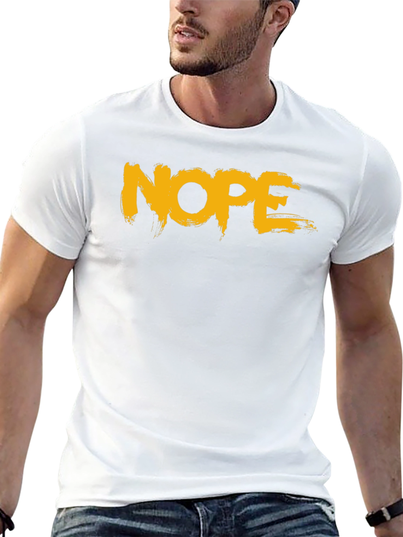Nope Graphic Tee - Funny Sarcastic Humor T-Shirt