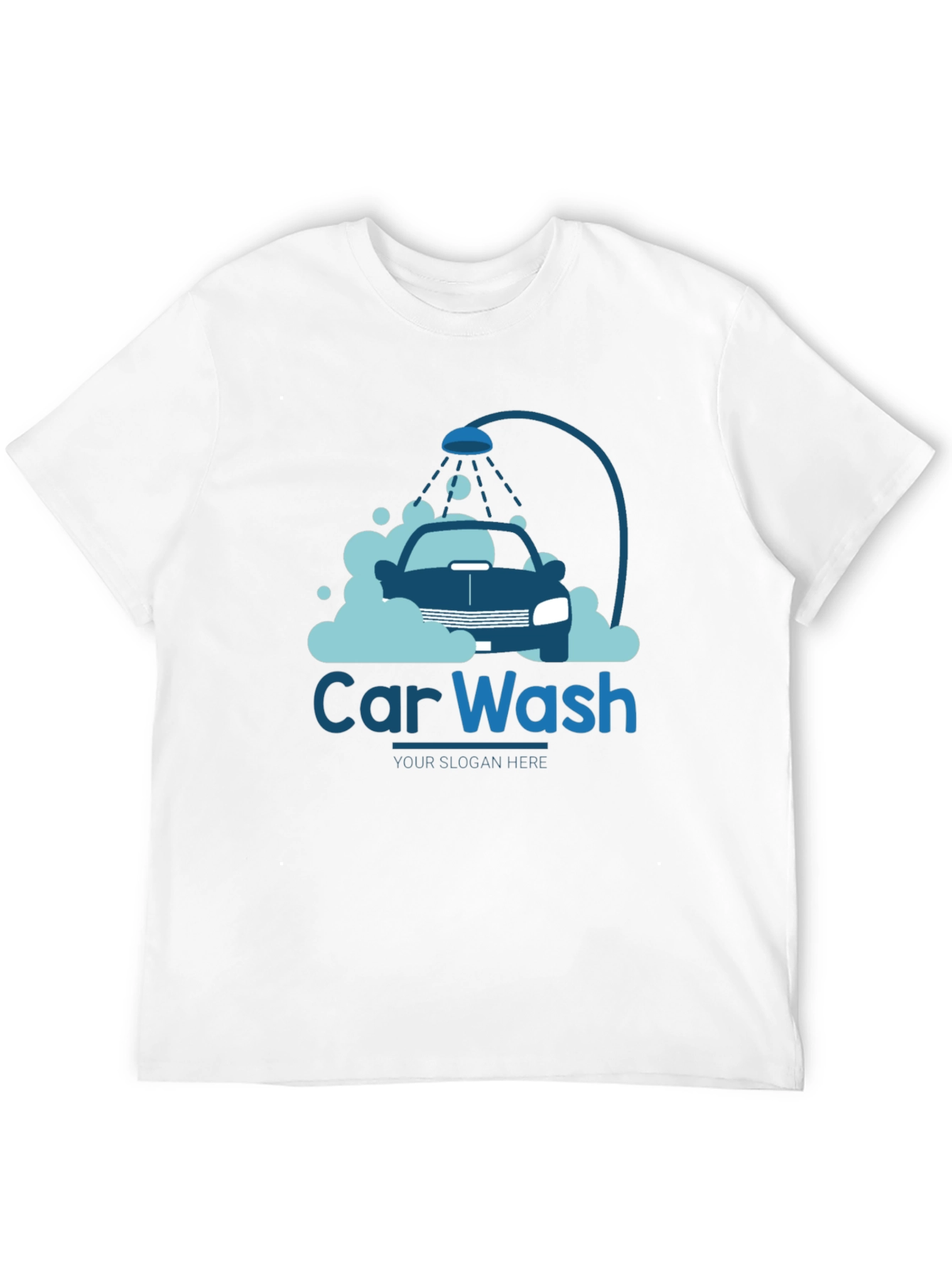 Car Wash T-Shirt - Blue Design