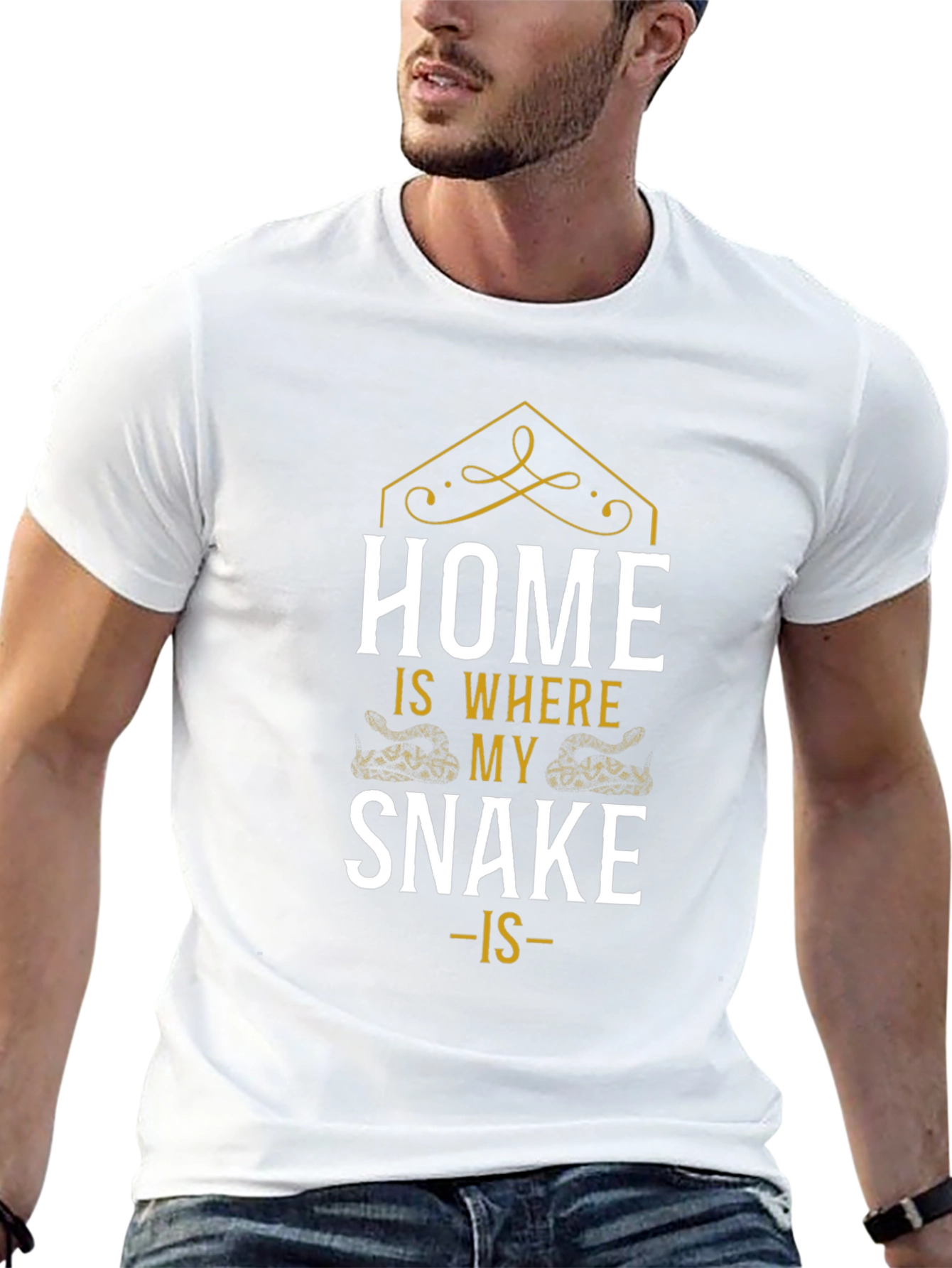 Home is Where My Snake Is T-Shirt