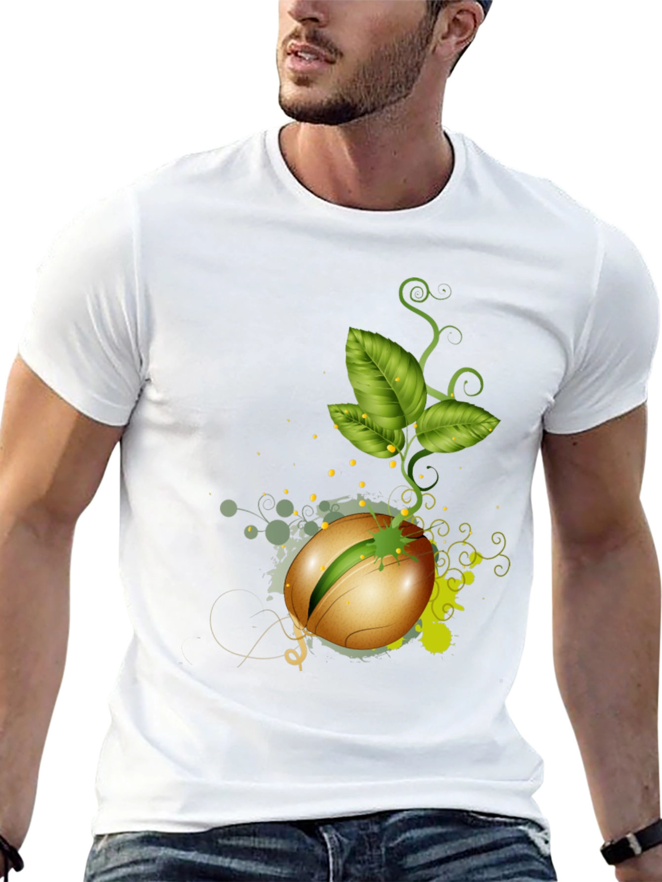 Nature Sprout Graphic T-Shirt