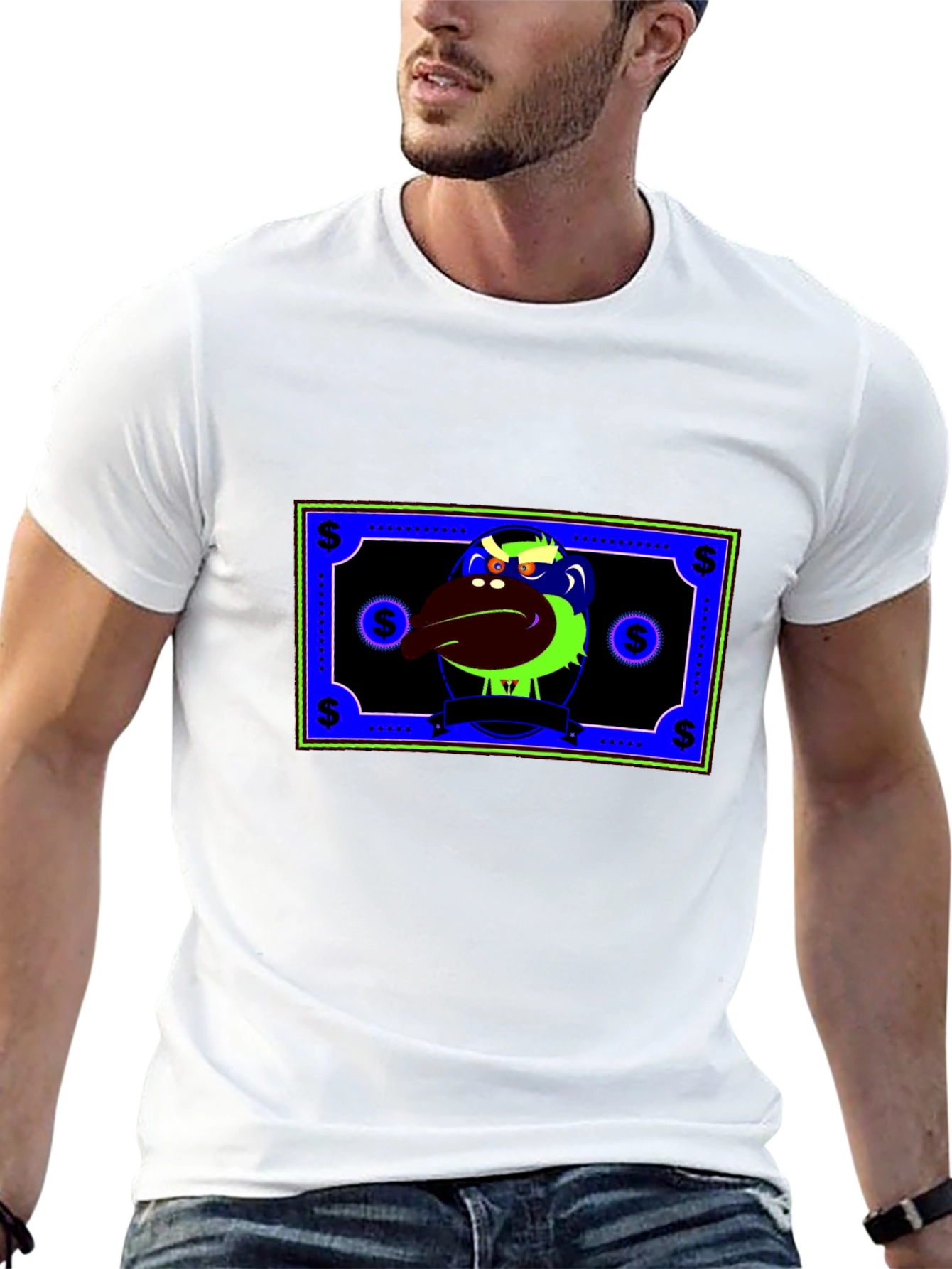 Money Monster Graphic Tee - Unique Black T-Shirt