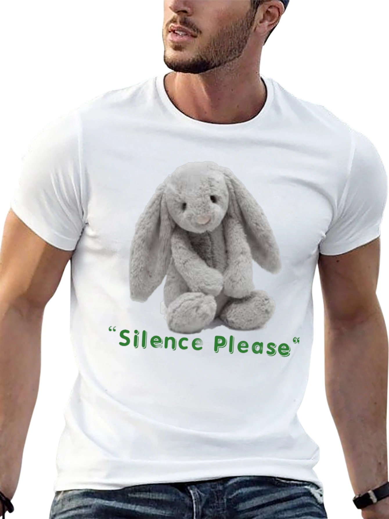 Silence Please Bunny T-Shirt
