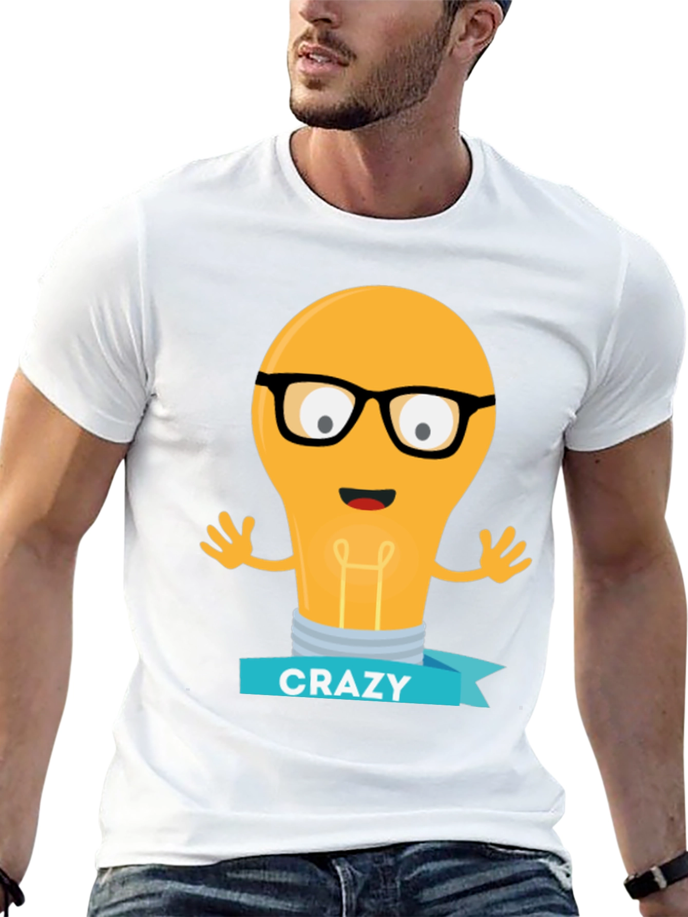 Crazy Lightbulb T-Shirt