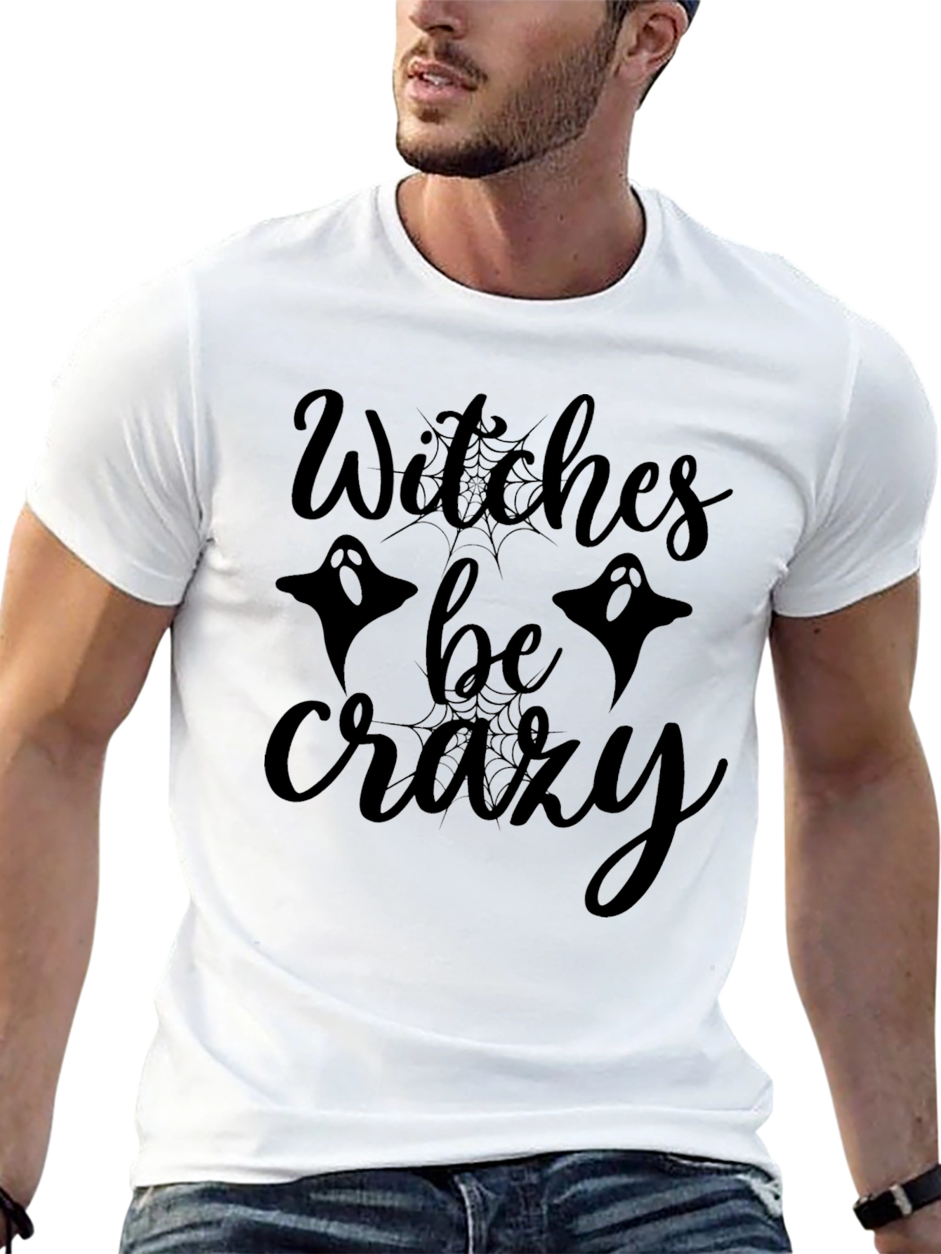 Witches Be Crazy Halloween T-Shirt - Black