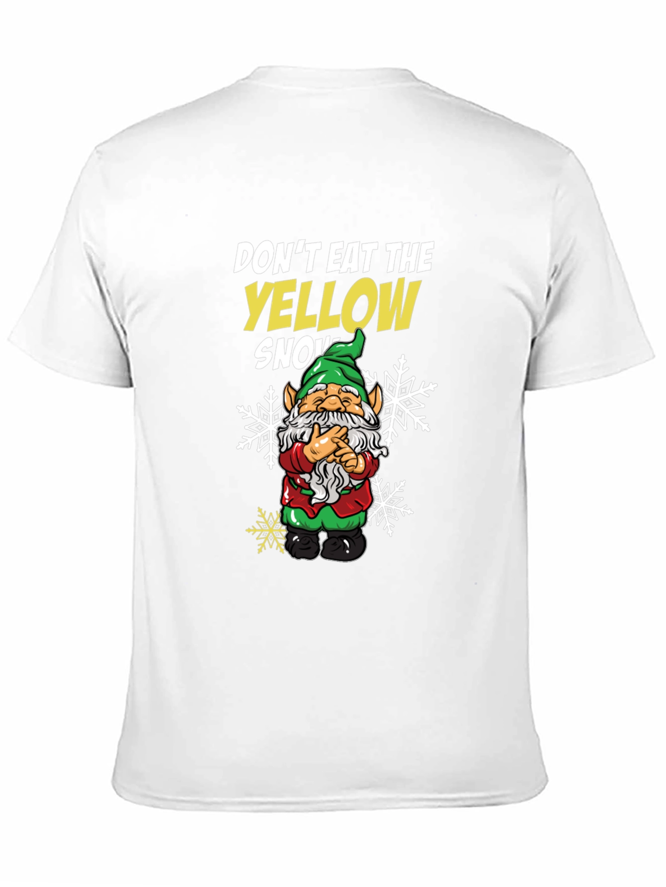 Dont Eat The Yellow Snow Gnome T-Shirt