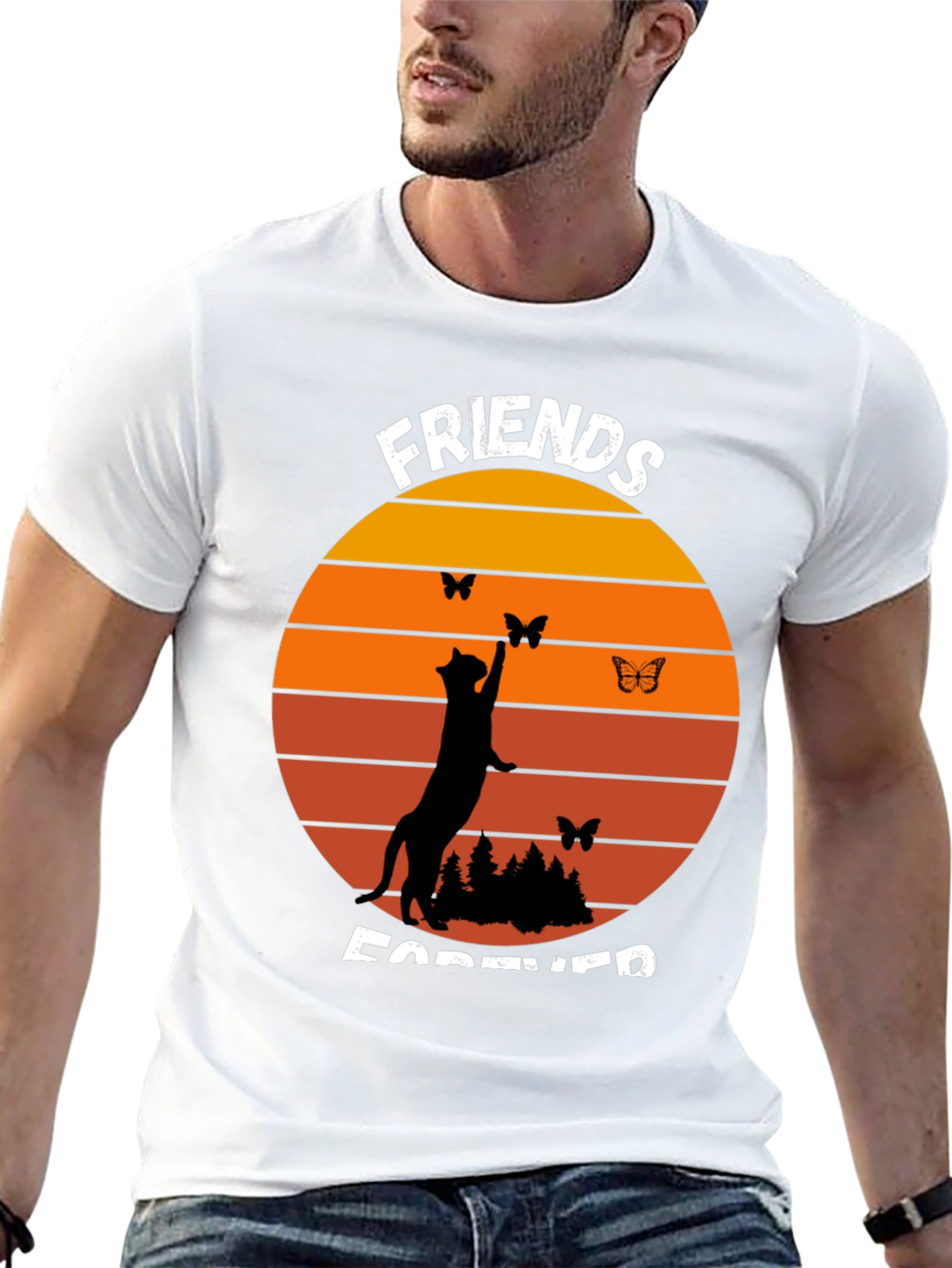 Friends Forever Cat T-Shirt
