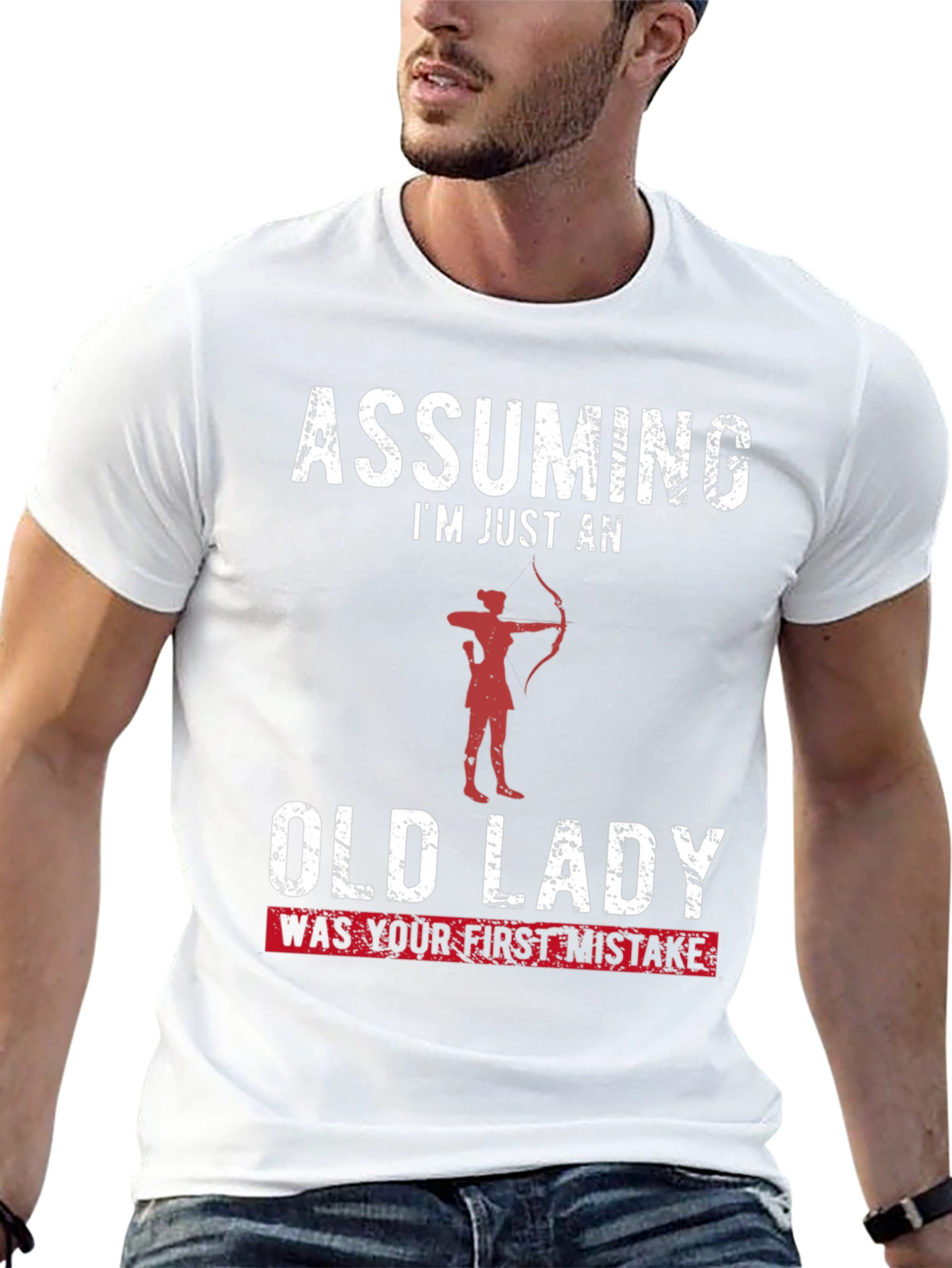 Assuming Im Just an Old Lady Funny T-Shirt