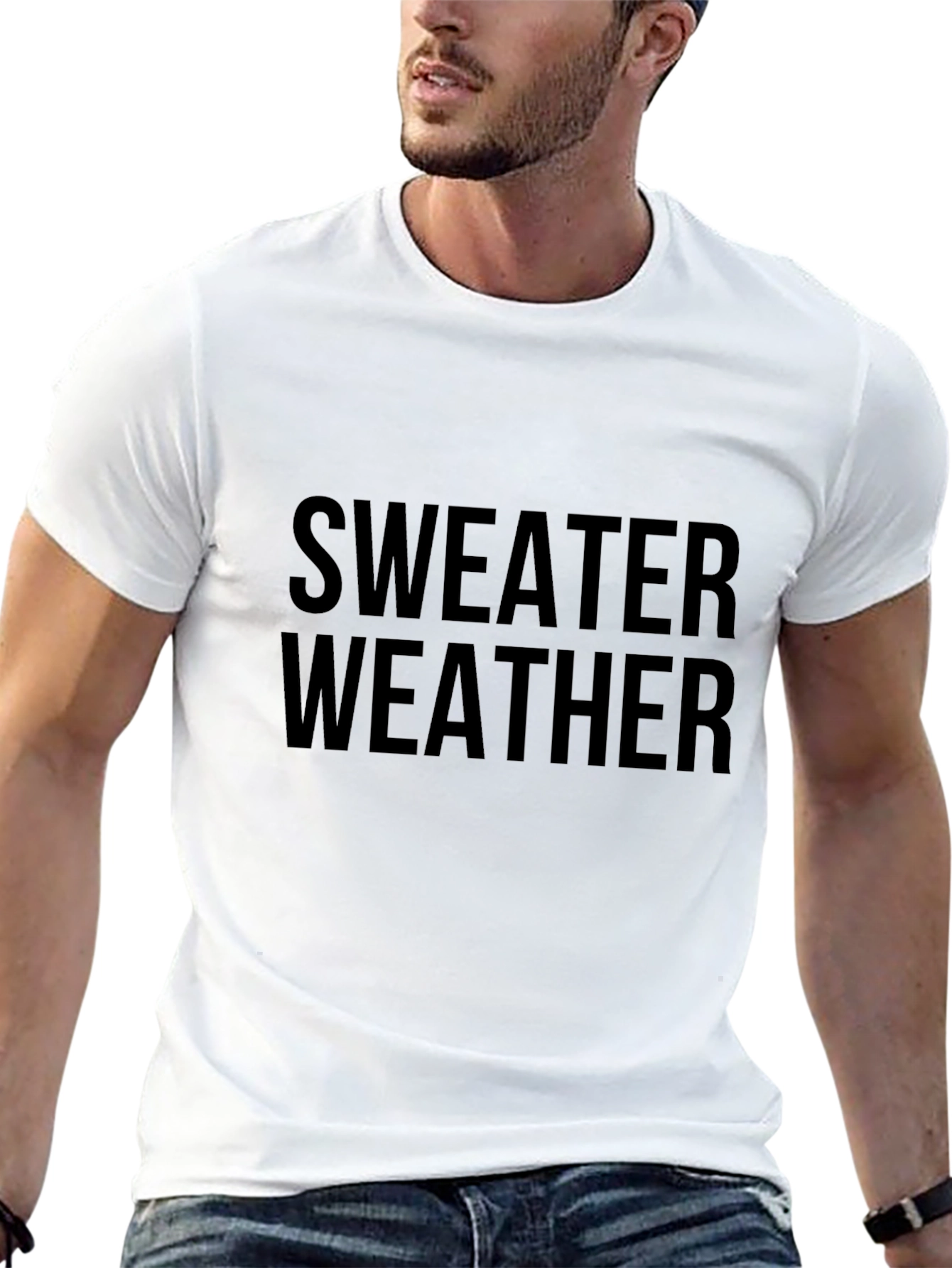 Sweater Weather Graphic Tee - Cozy & Stylish