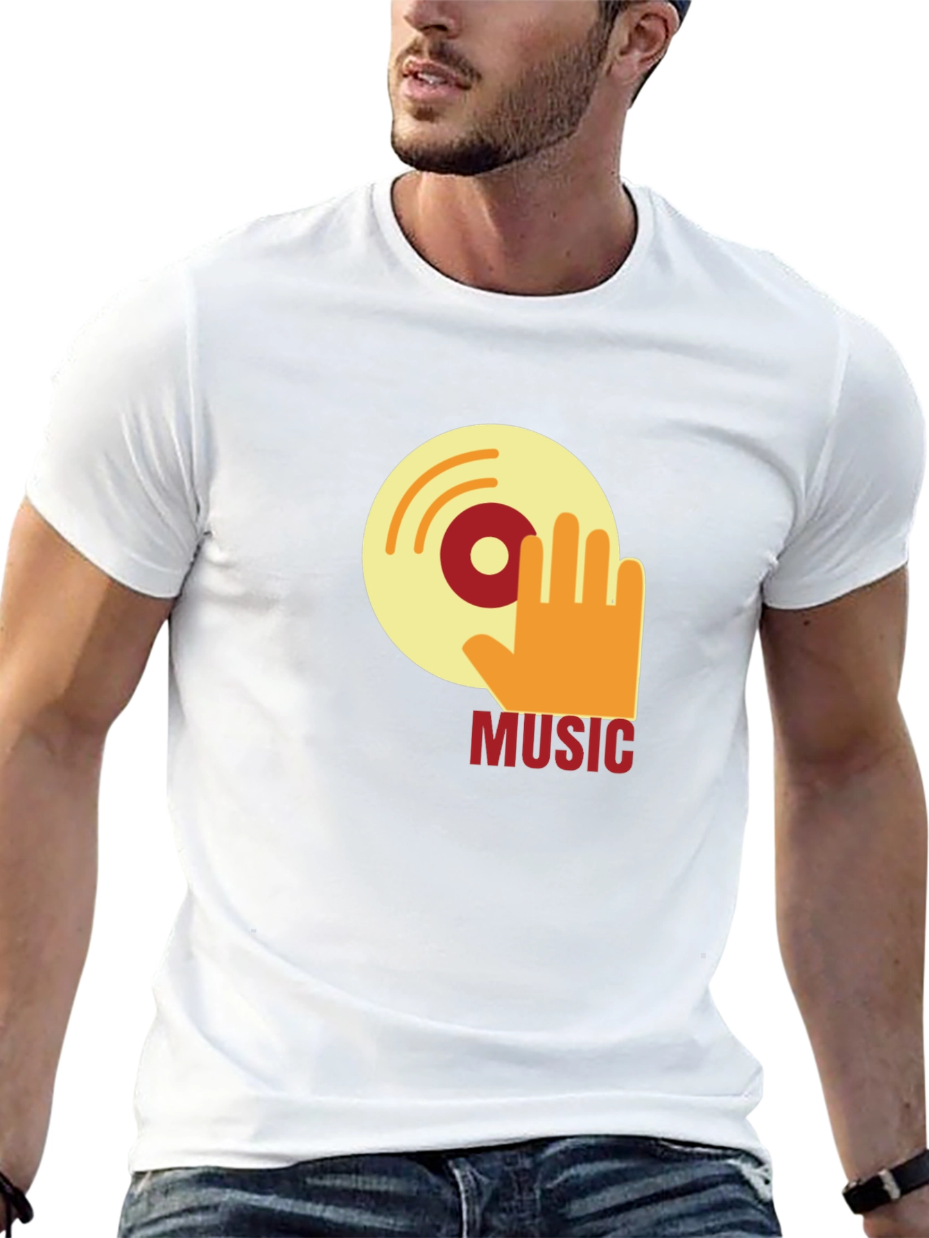 Retro Music T-Shirt - DJ Vinyl Graphic Tee