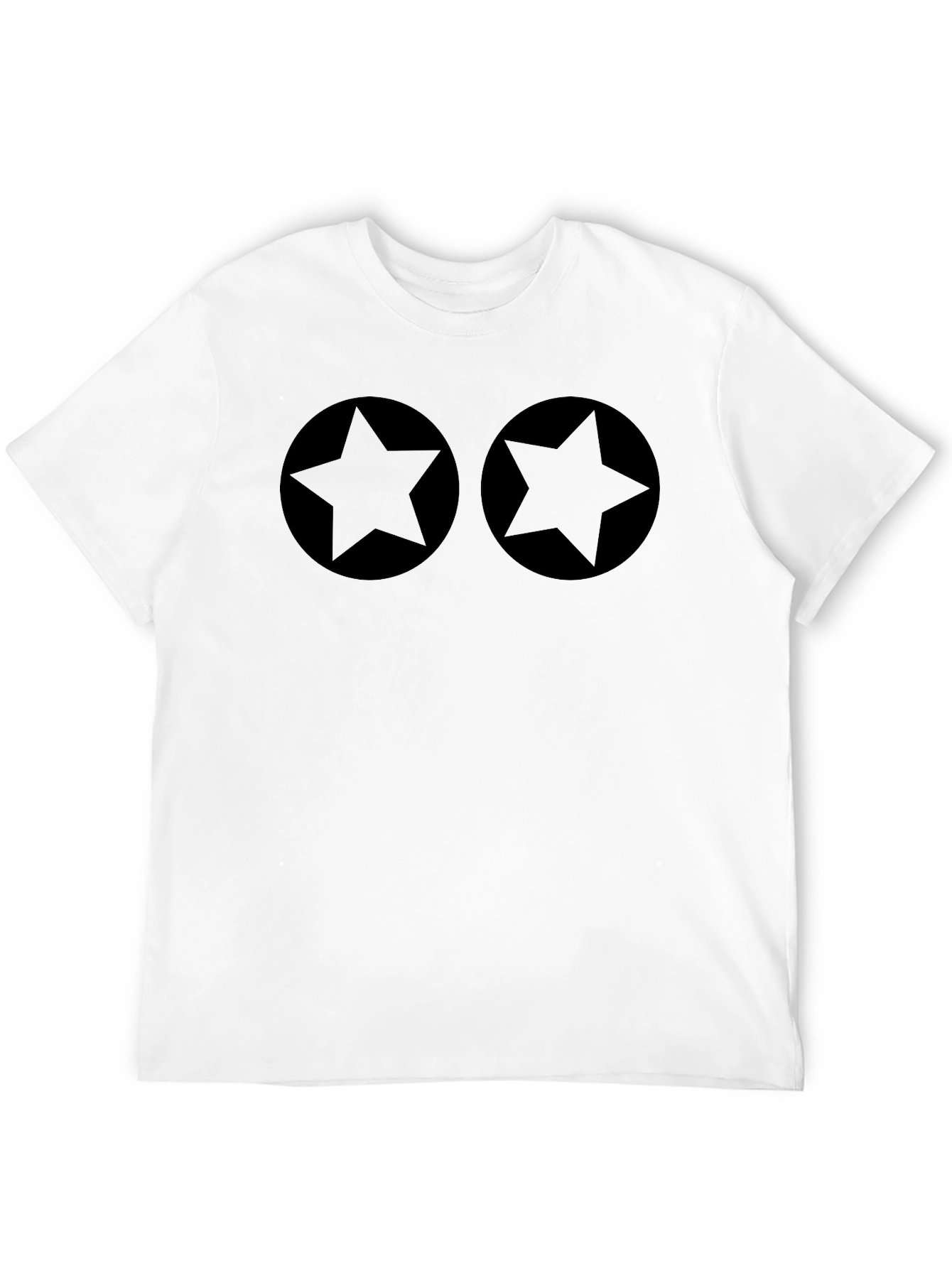 Star Emblem Graphic T-Shirt - Black