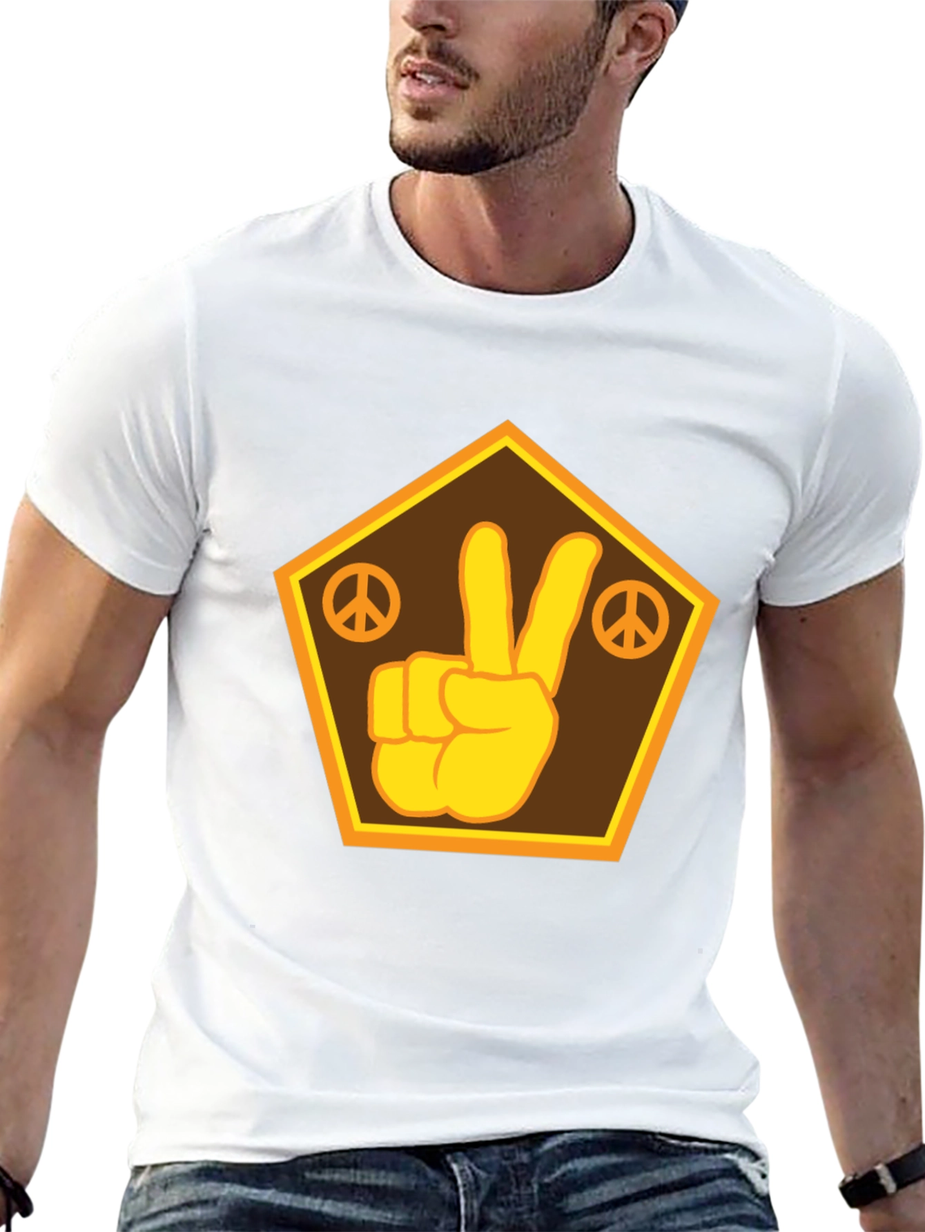 Peace Sign T-Shirt - Retro Graphic Tee