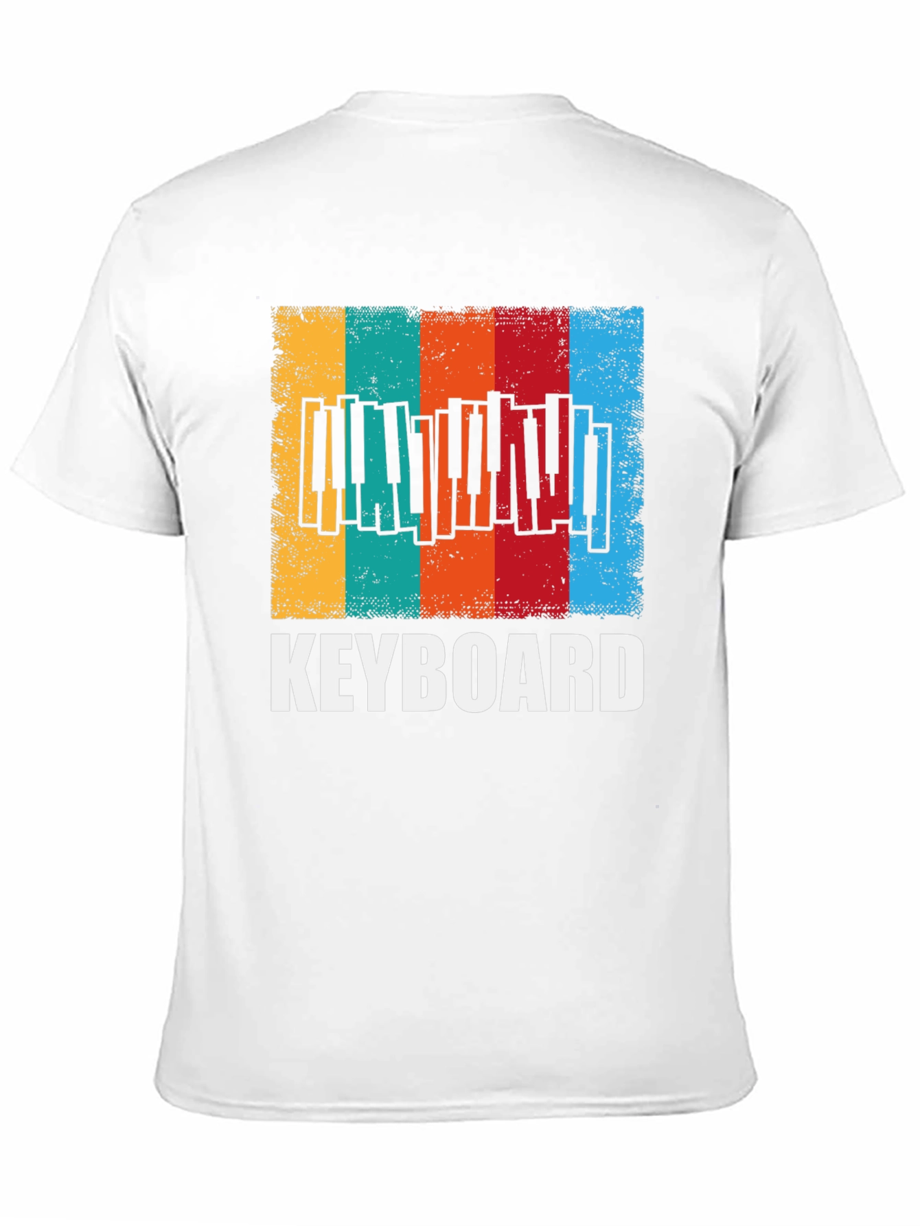Retro Keyboard T-Shirt - Musician Tee