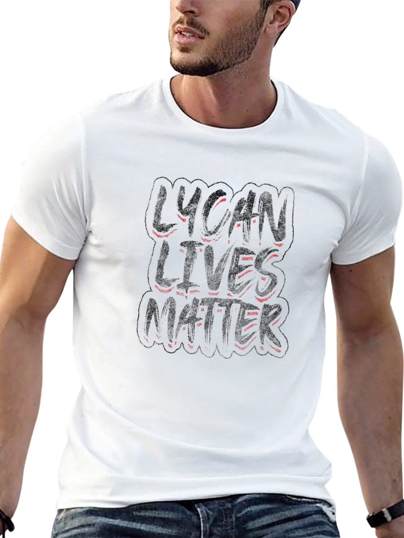 Lycan Lives Matter Black Graphic Tee