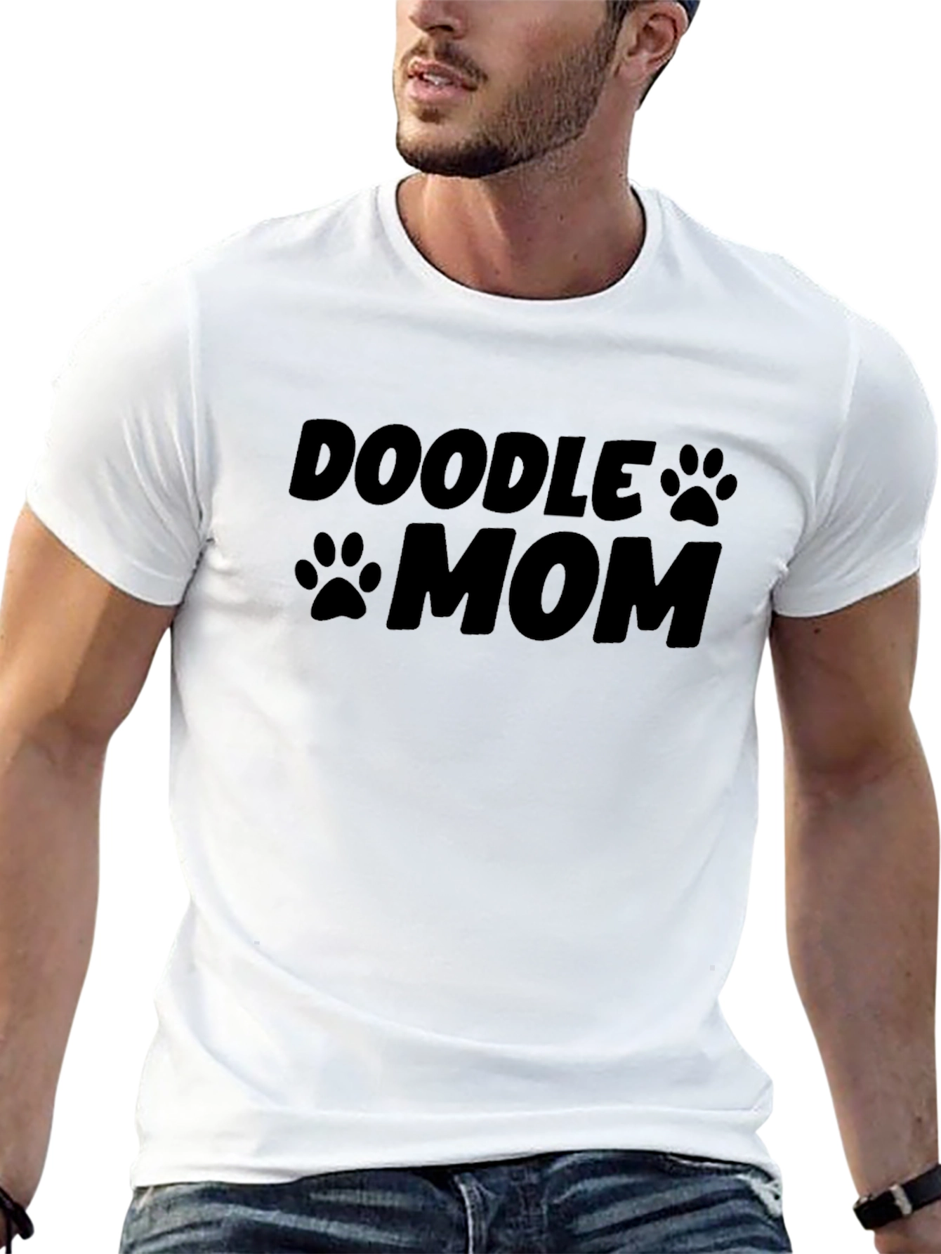 Doodle Mom Black T-Shirt - Dog Lover Tee