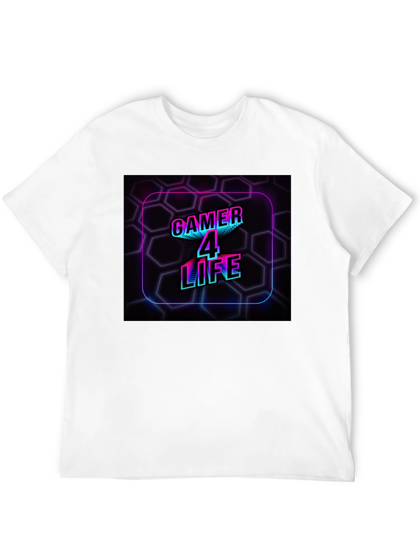 Gamer 4 Life Graphic T-Shirt - Black