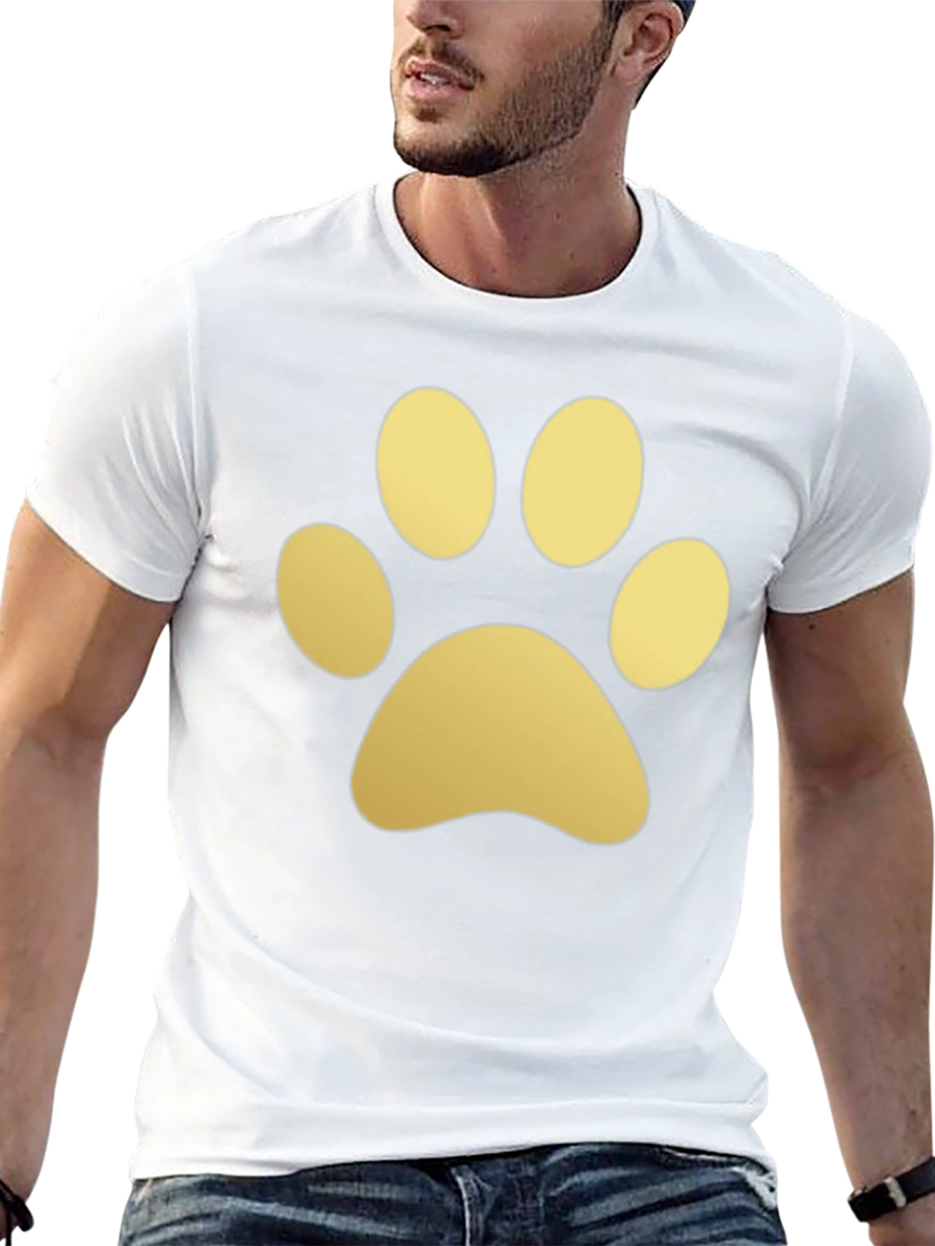 Paw Print T-Shirt - Casual Comfort