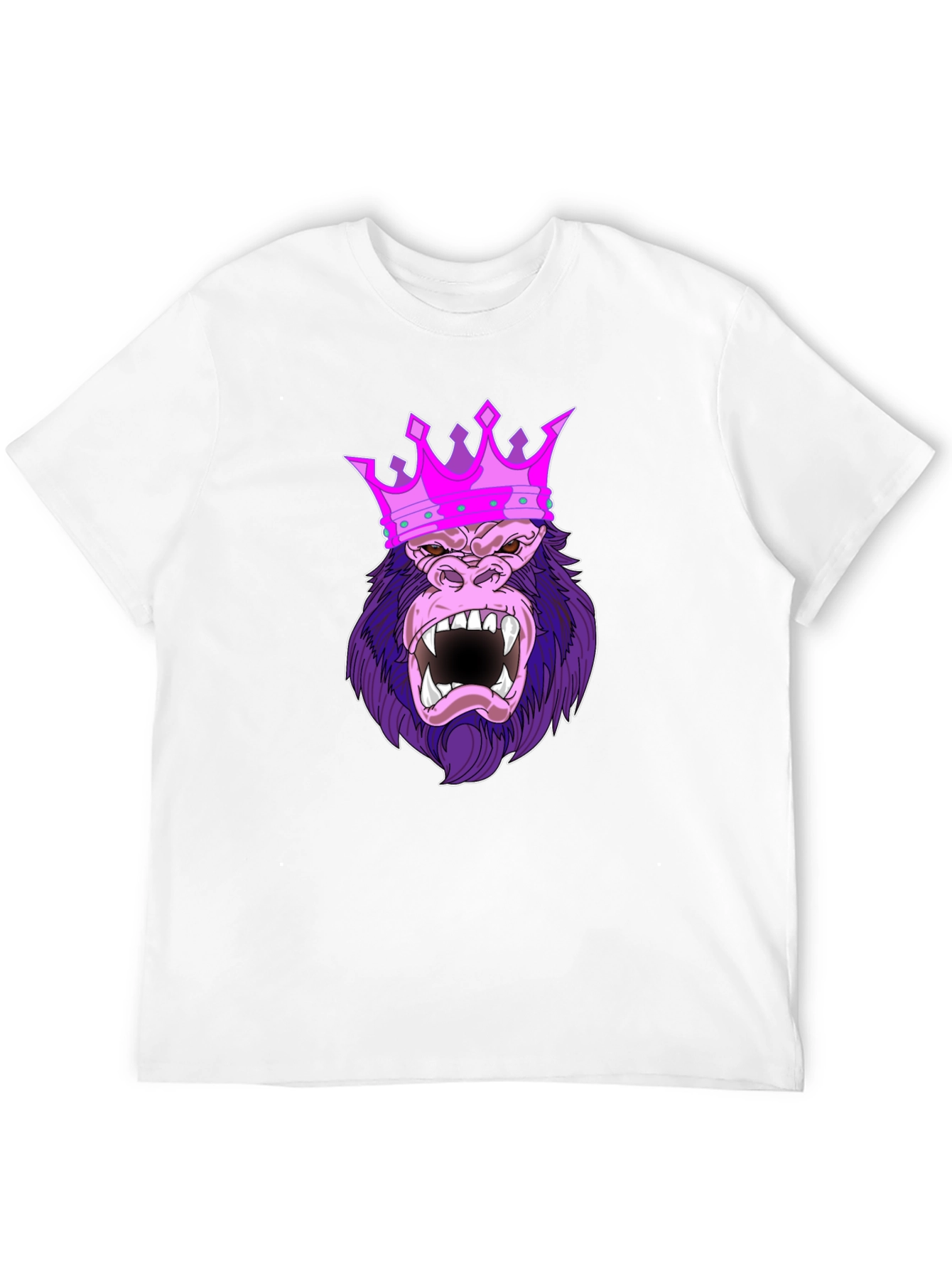 King Kong T-Shirt - Gorilla Crown Graphic Tee