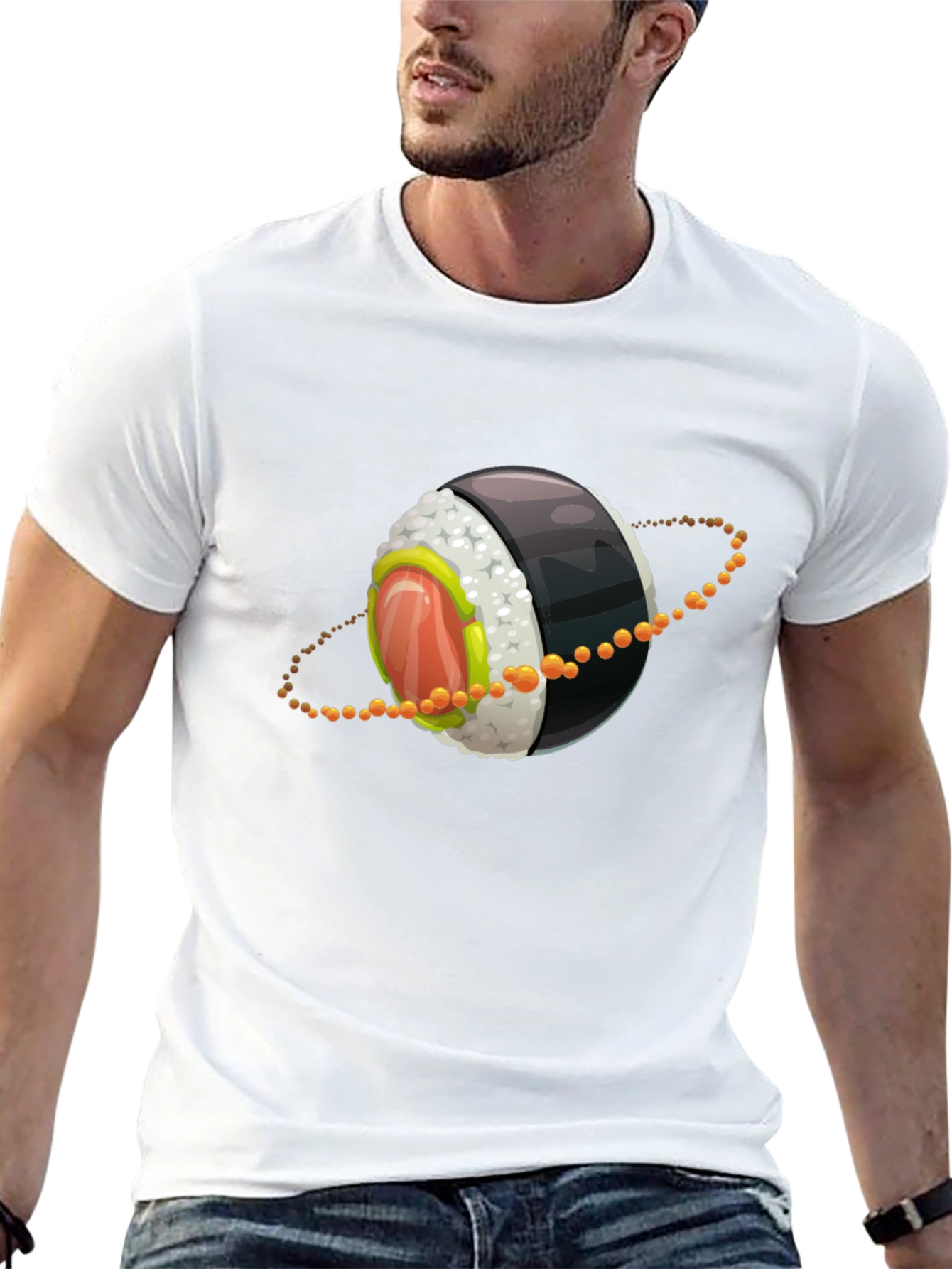 Sushi Planet T-Shirt - Unique Graphic Tee