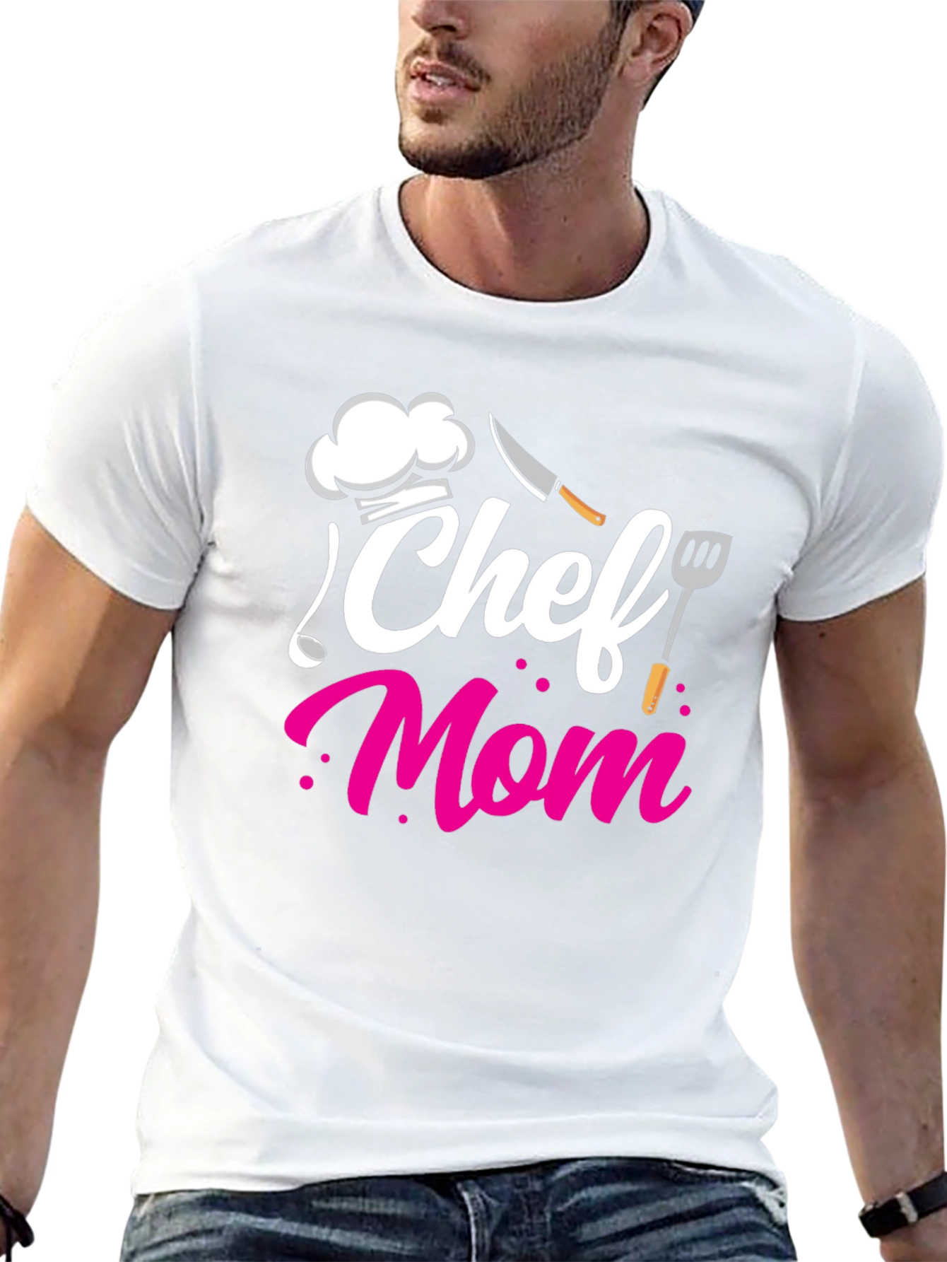 Chef Mom Black T-Shirt