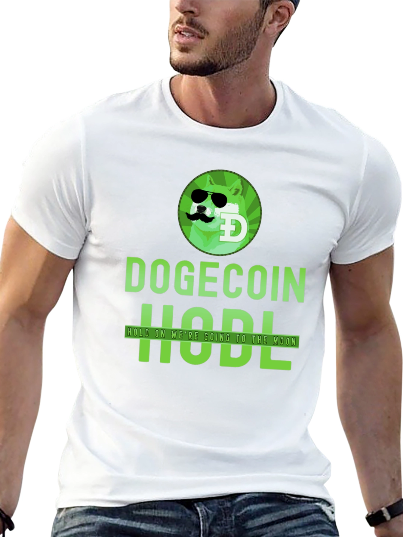 Dogecoin HODL Graphic T-Shirt - To the Moon!
