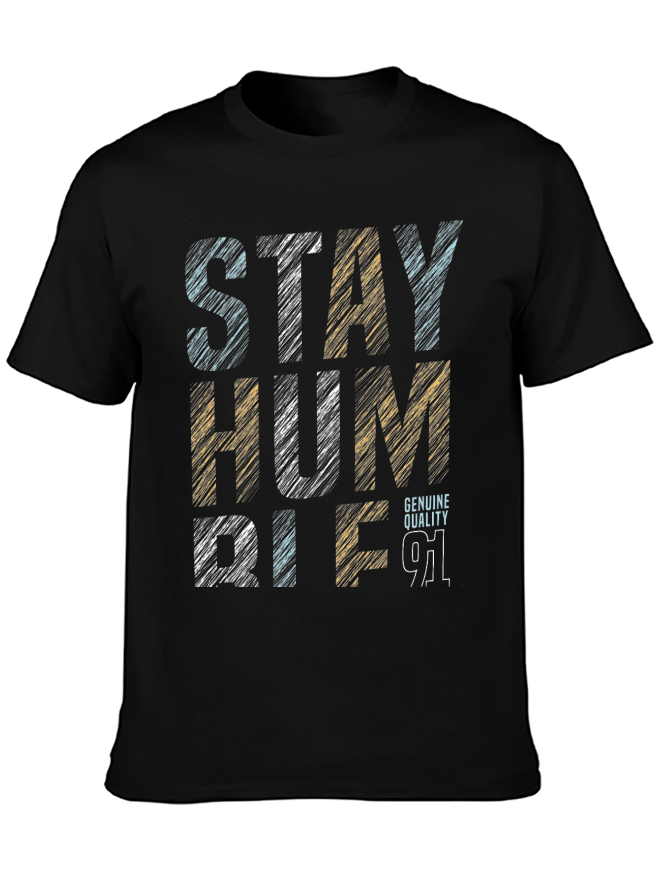 Stay Humble T-Shirt - Mens Black Graphic Tee