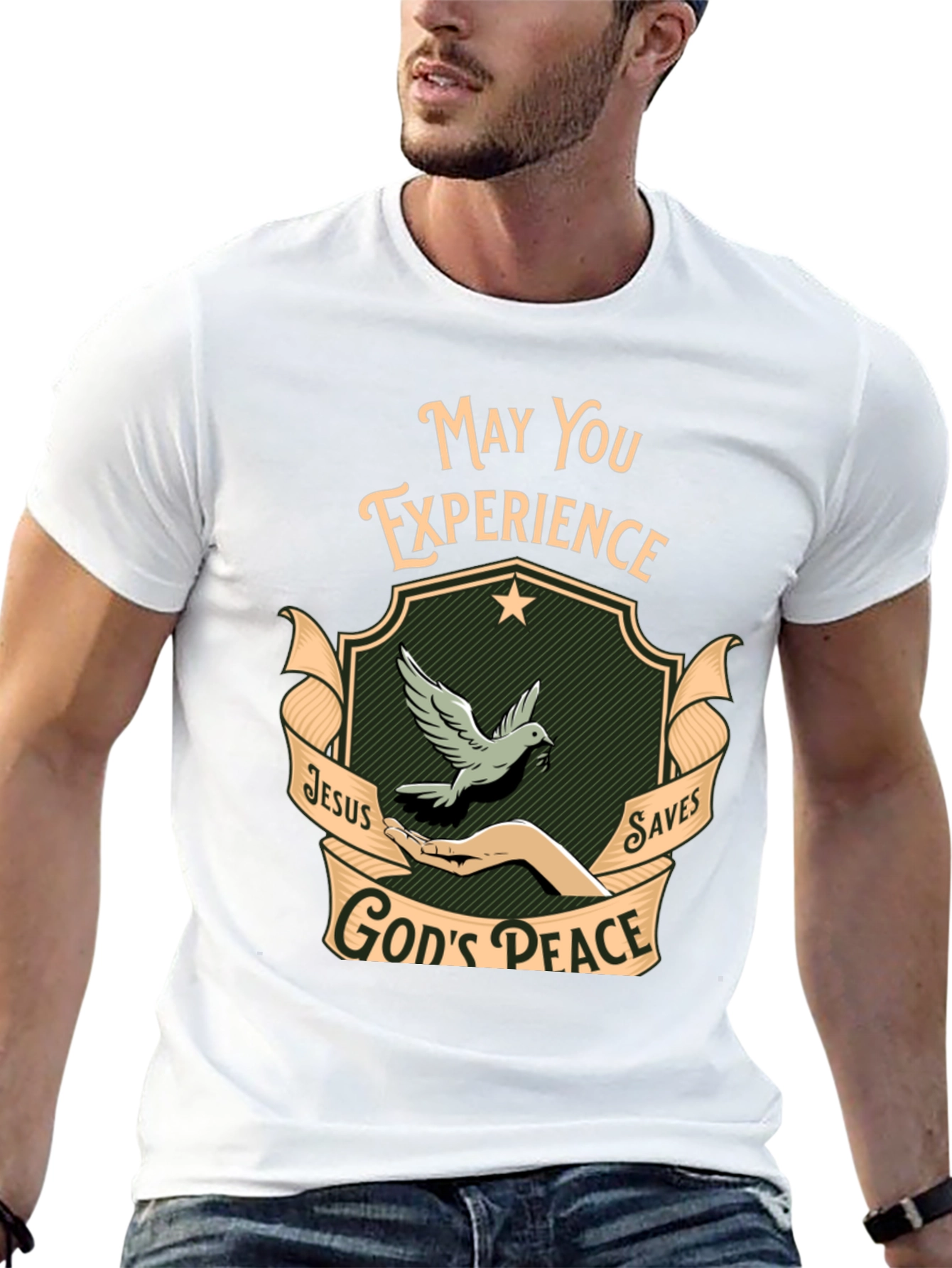 Experience Gods Peace Black T-Shirt