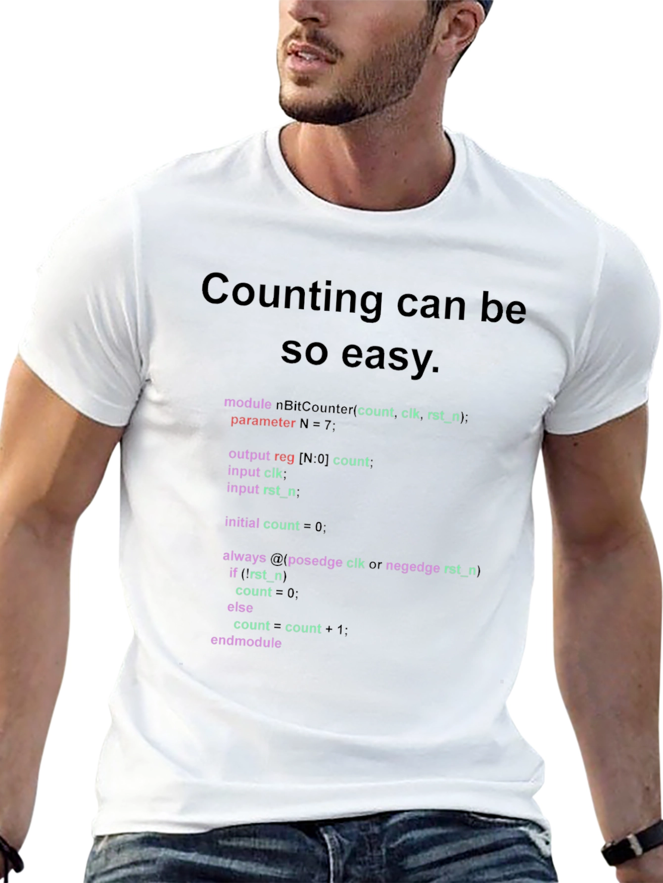 Code Counting Easy T-Shirt - Programmer Style