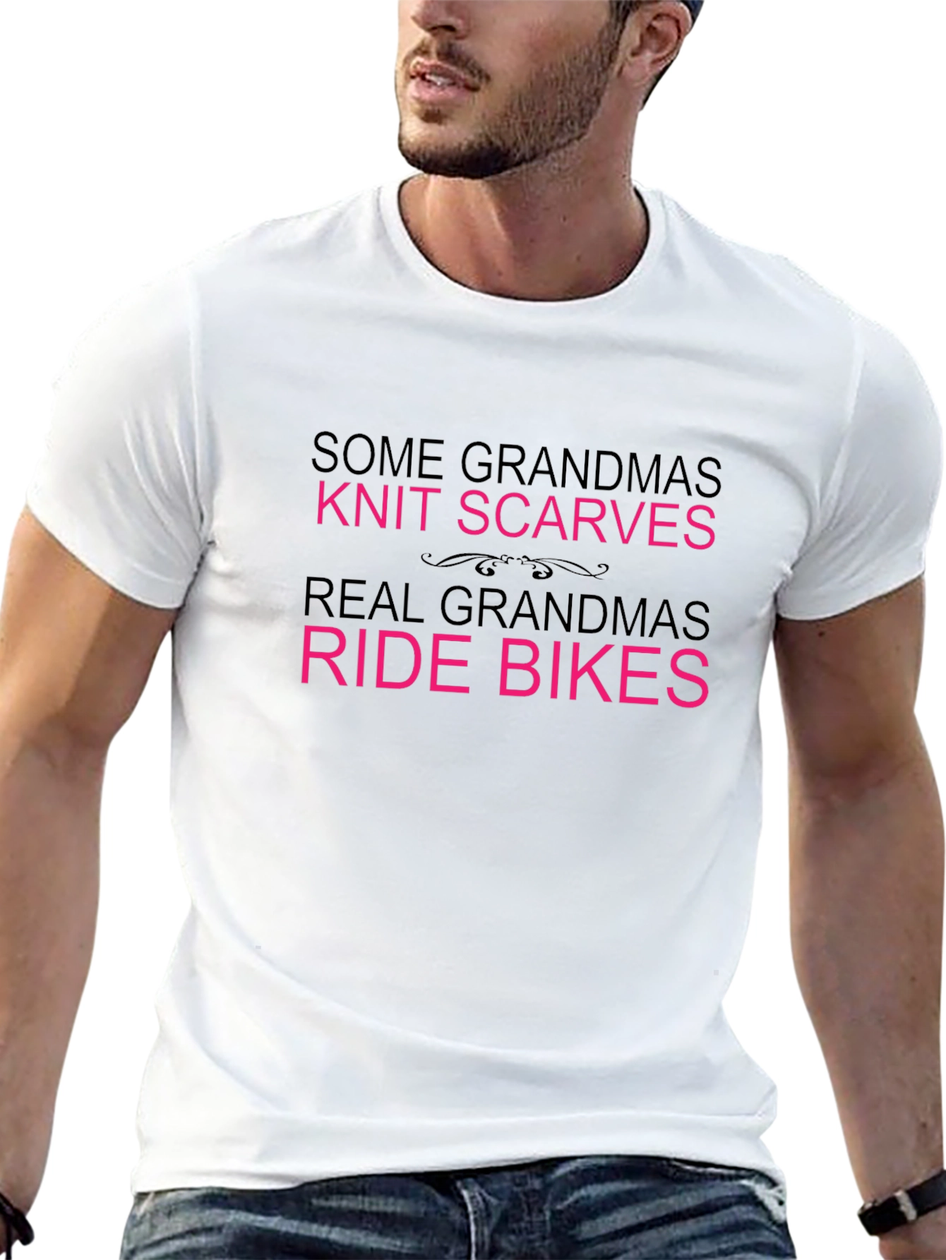 Grandmas Ride Bikes T-Shirt - Fun Novelty Tee