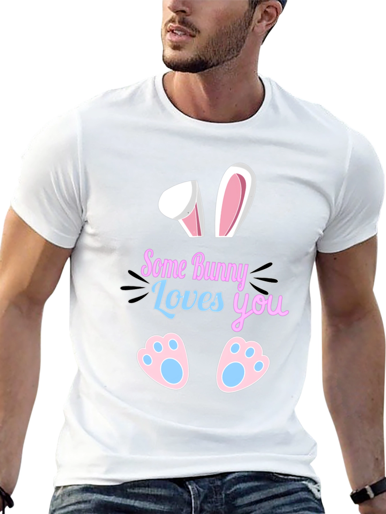 Some Bunny Loves You Graphic Tee