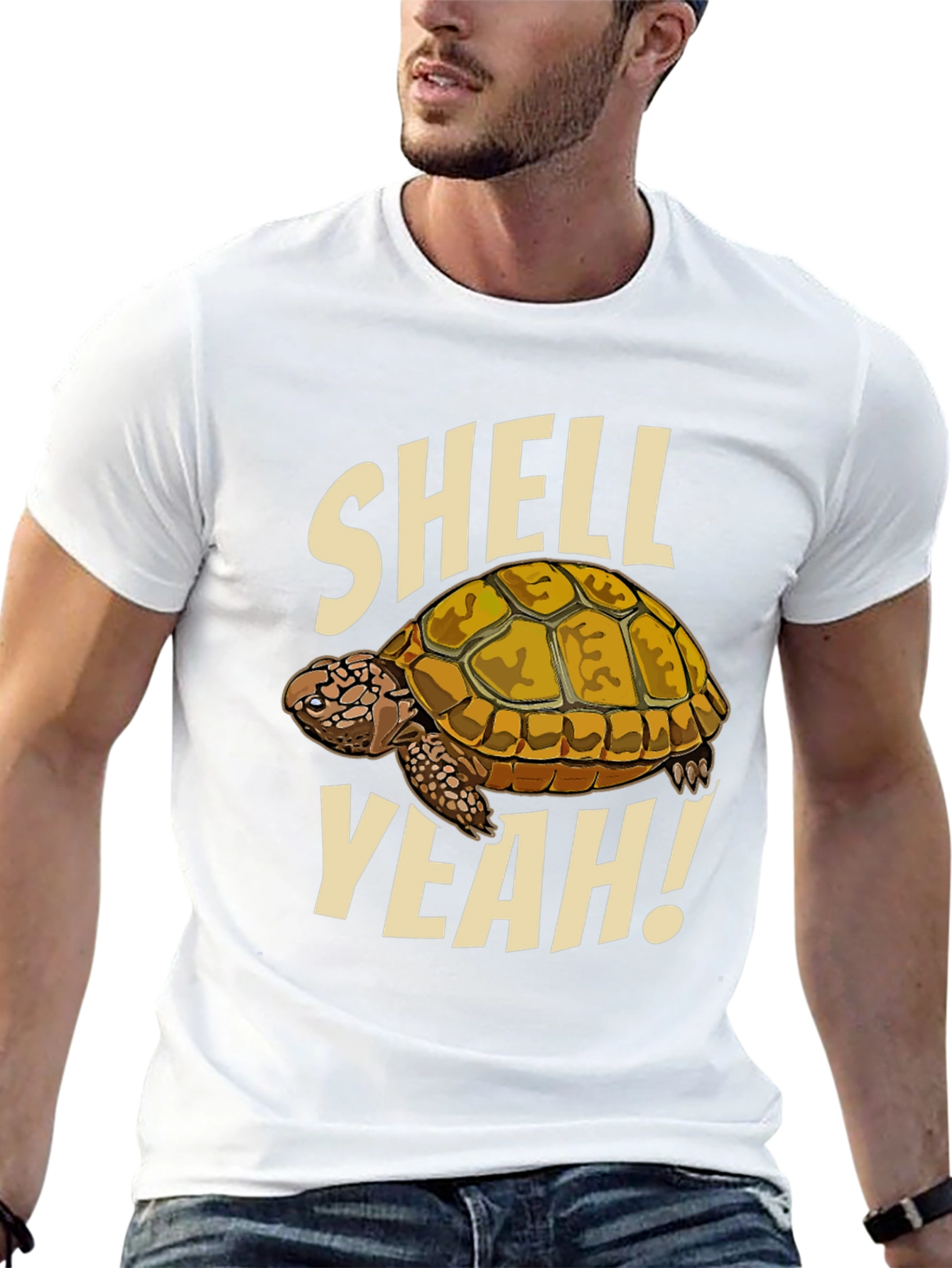 Shell Yeah! Turtle Graphic Black T-Shirt