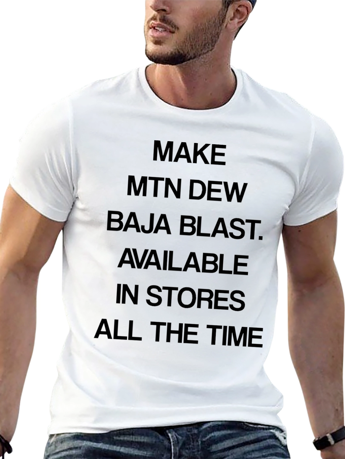 Make MTN Dew Baja Blast Available T-Shirt