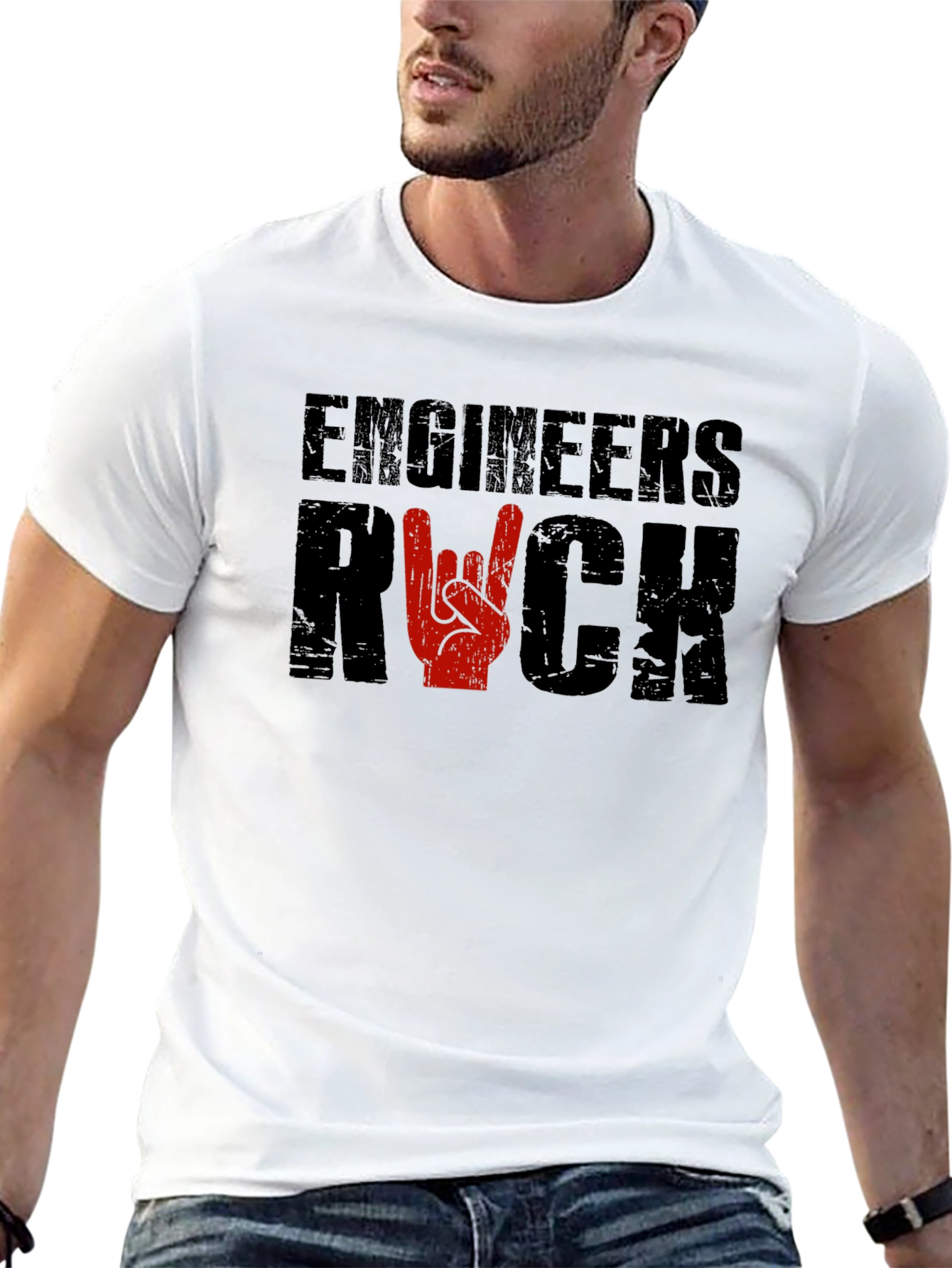 Engineers Rock T-Shirt - Black