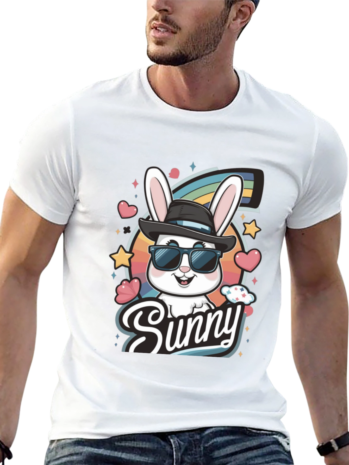 Sunny Bunny Graphic T-Shirt