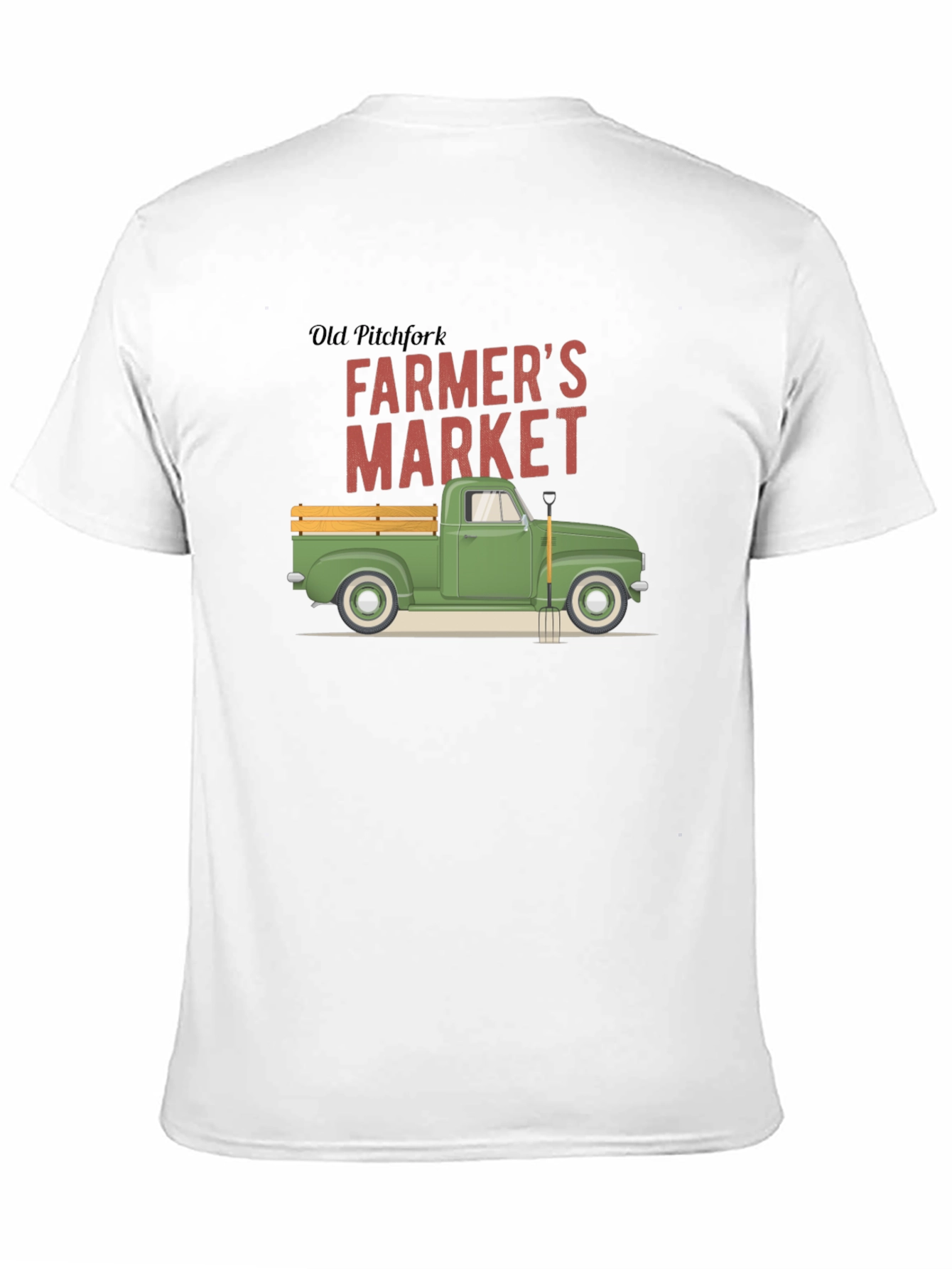 Farmers Market Truck Graphic T-Shirt