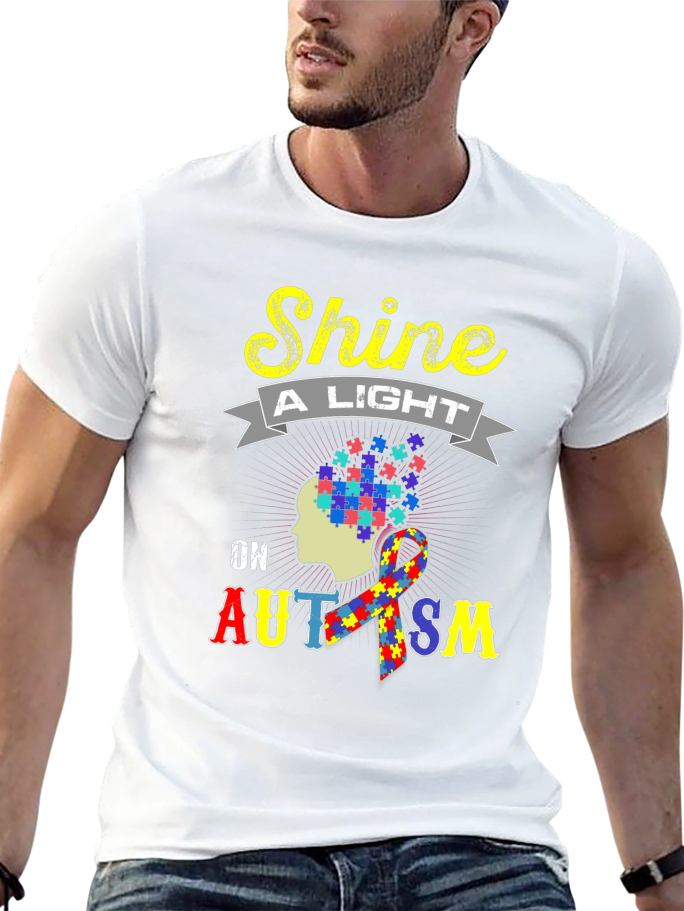 Autism Awareness T-Shirt - Shine a Light