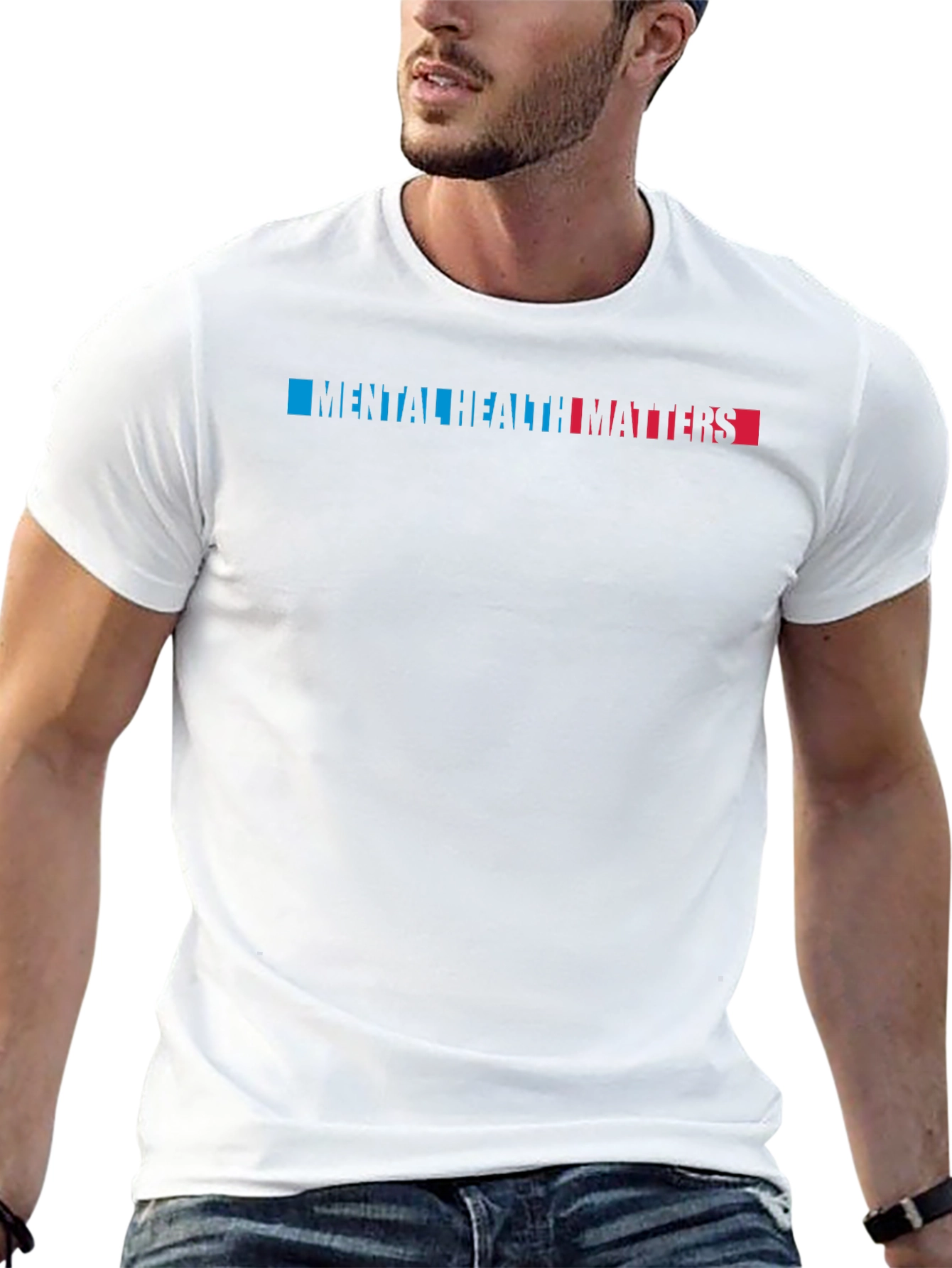 Mental Health Matters Graphic T-Shirt - Black