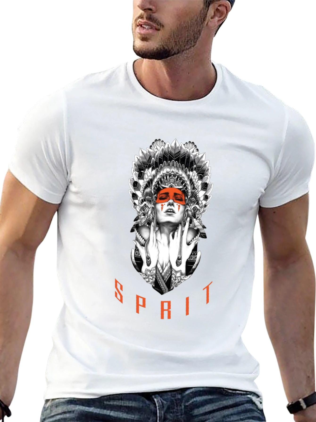 Spirit Graphic T-Shirt - Artistic Menswear
