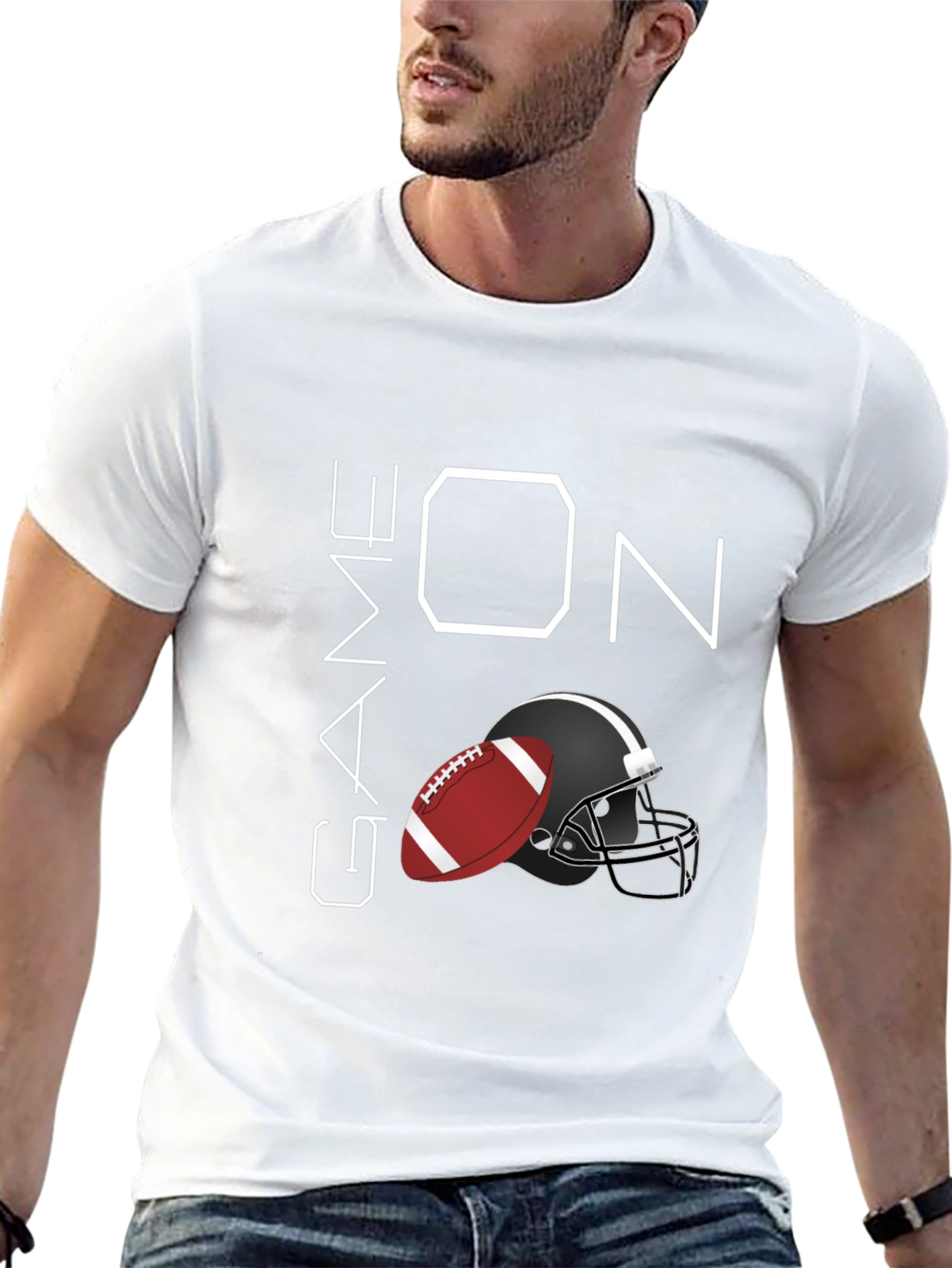 Game On Graphic Tee - Football Season