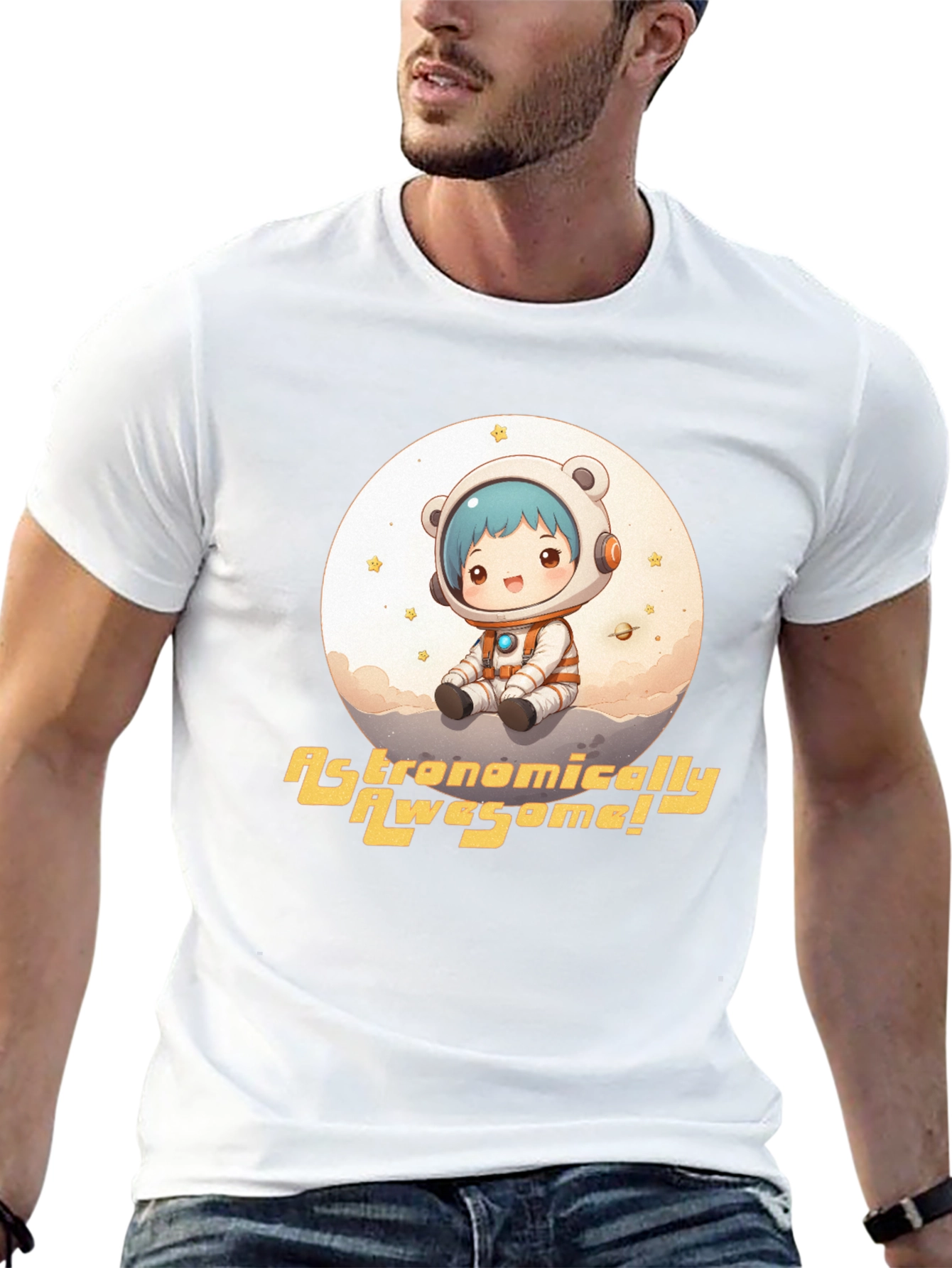 Astronaut Bear T-Shirt - Cosplay Style