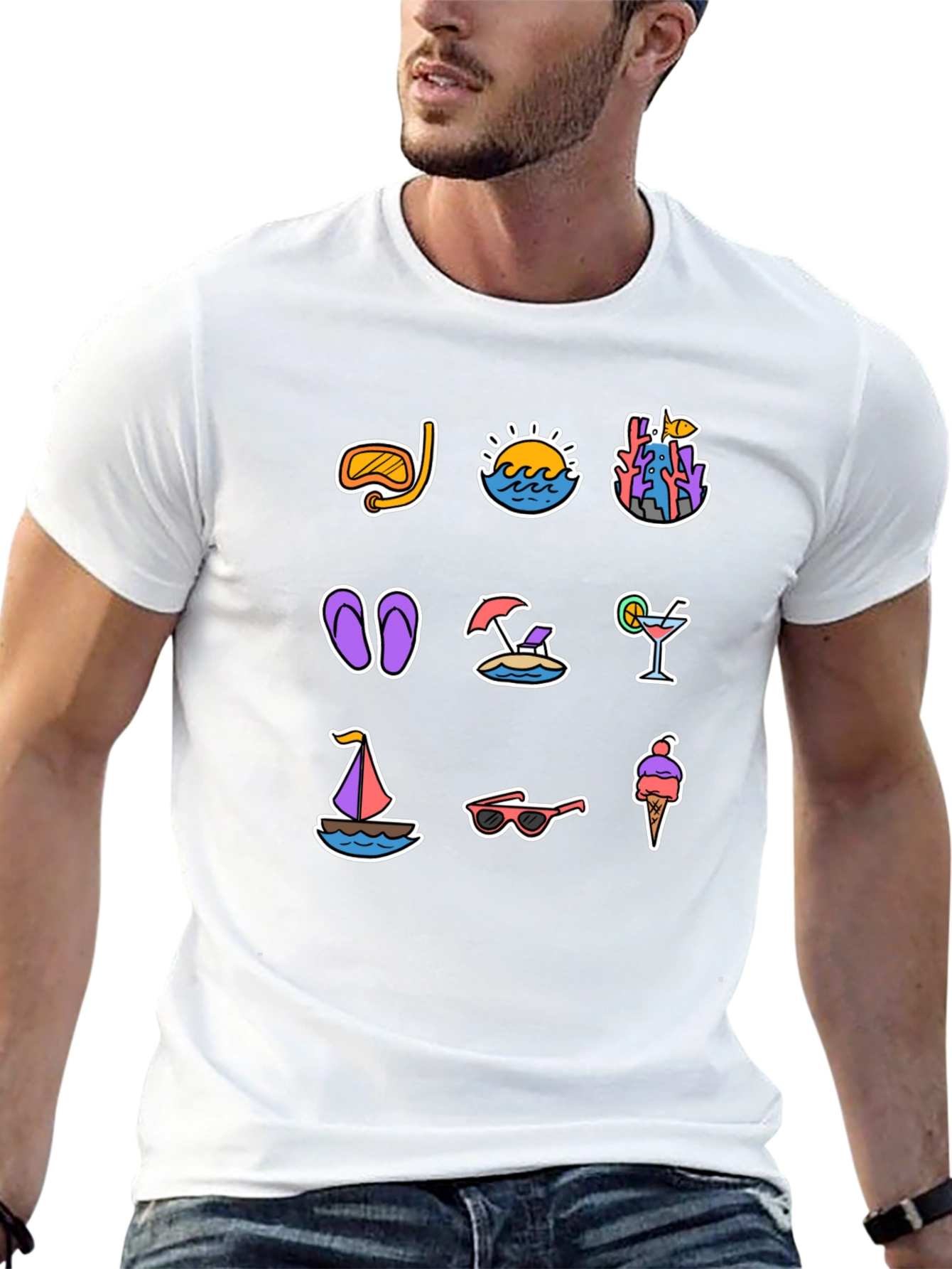 Summer Holiday Graphic T-Shirt