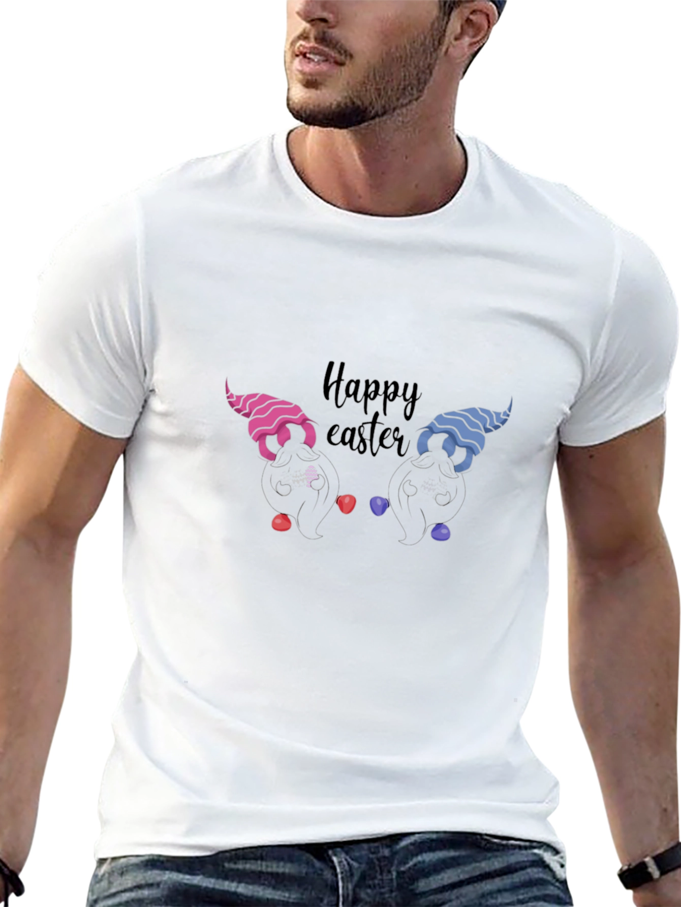 Happy Easter Gnome T-Shirt - Holiday Apparel