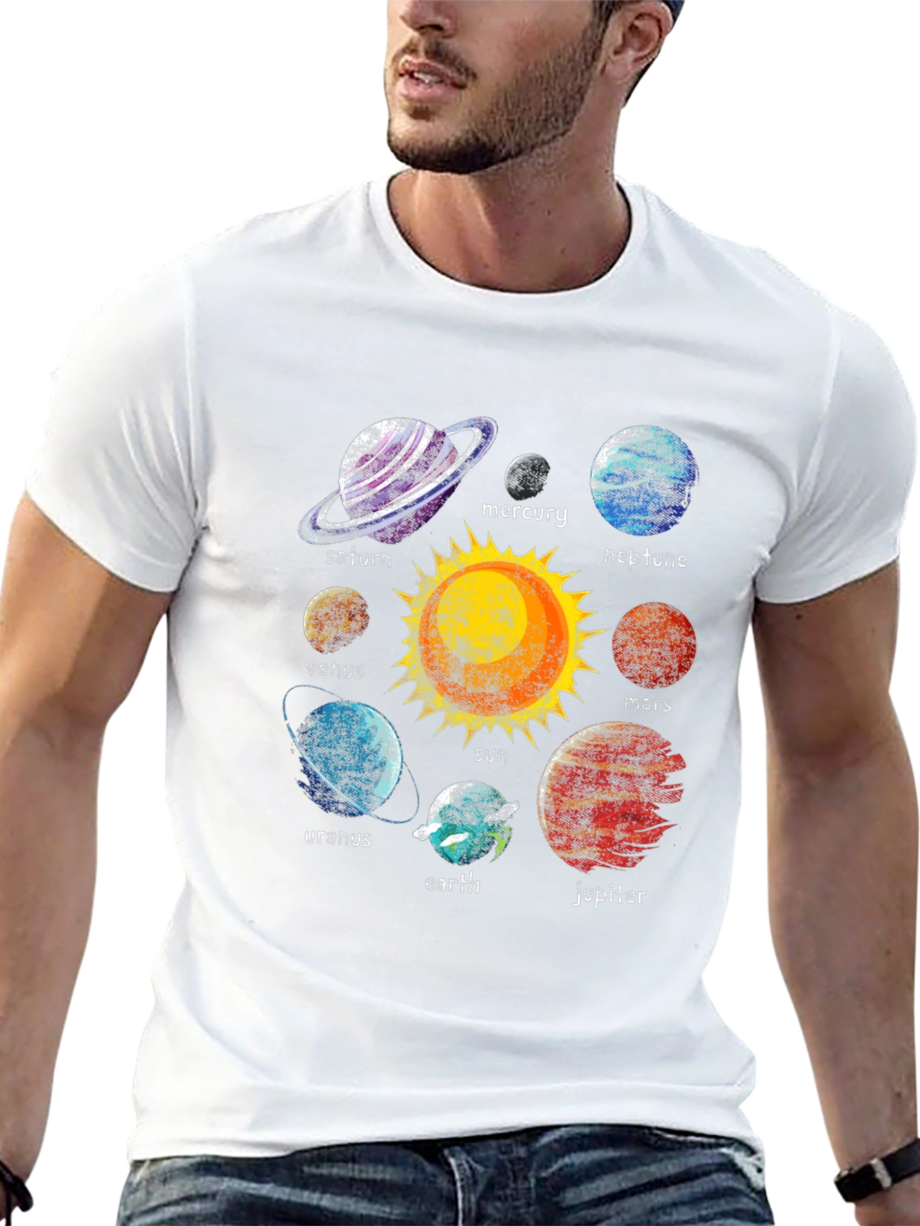 Planets Graphic T-Shirt