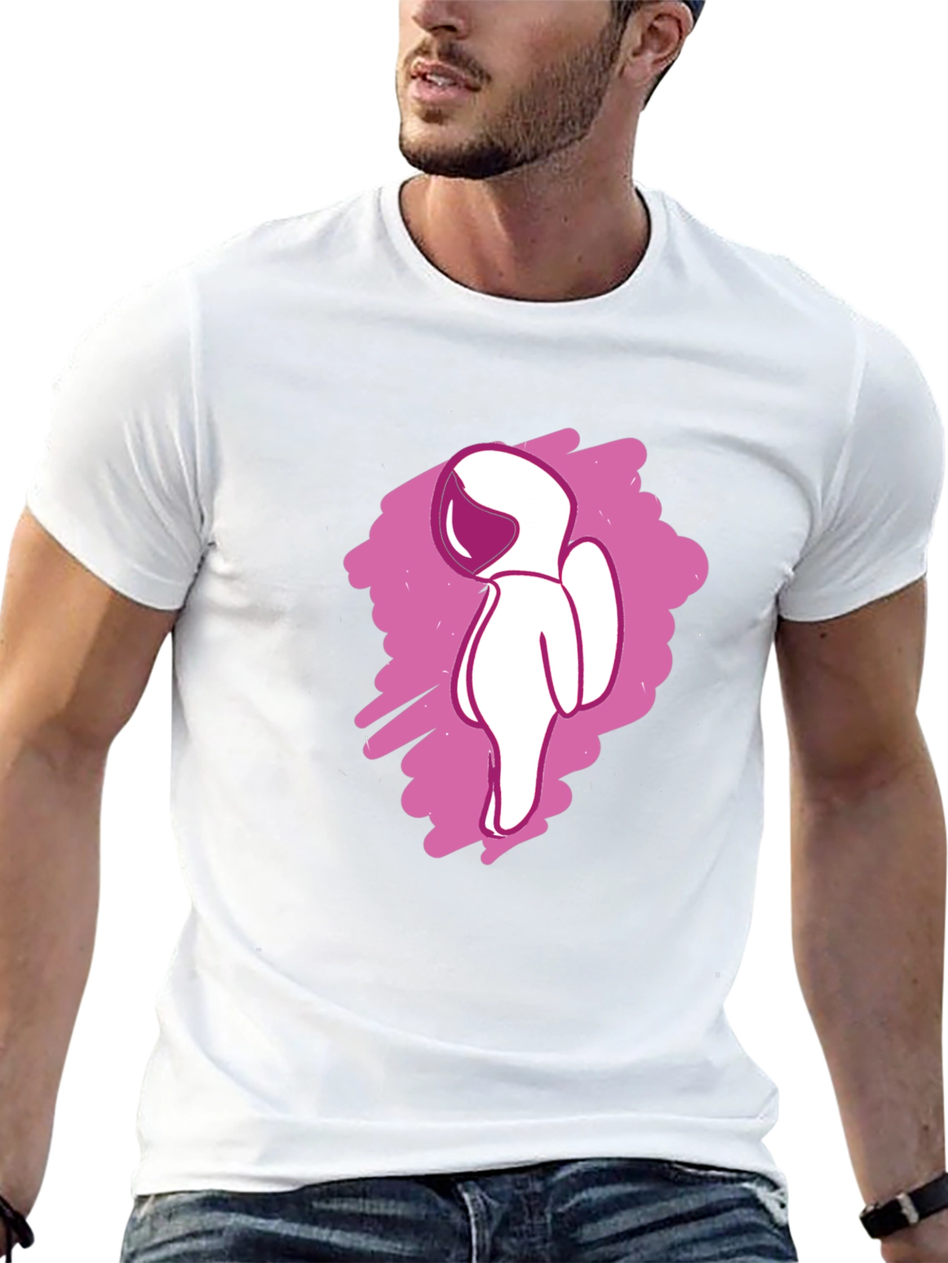 Astronaut Graphic Tee - Unique Space Design