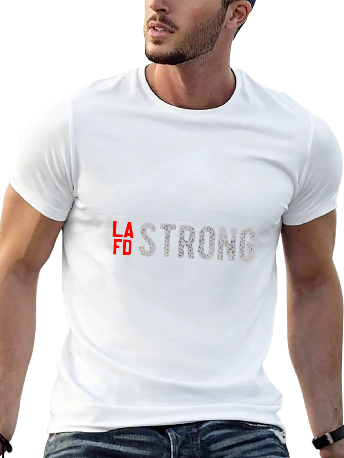 LAFD Strong Black T-Shirt