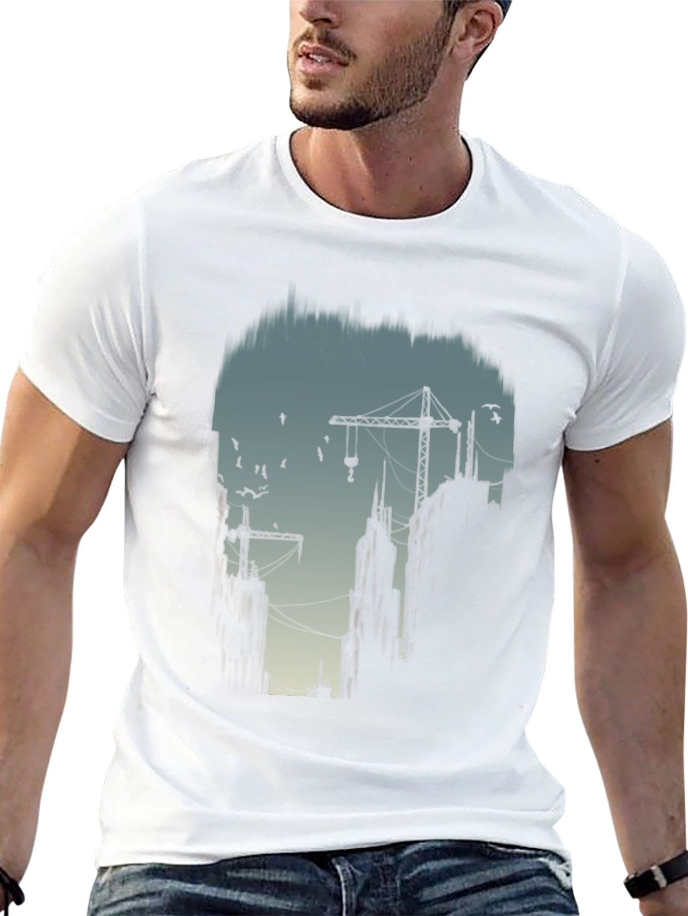 Urban Silhouette Black T-Shirt
