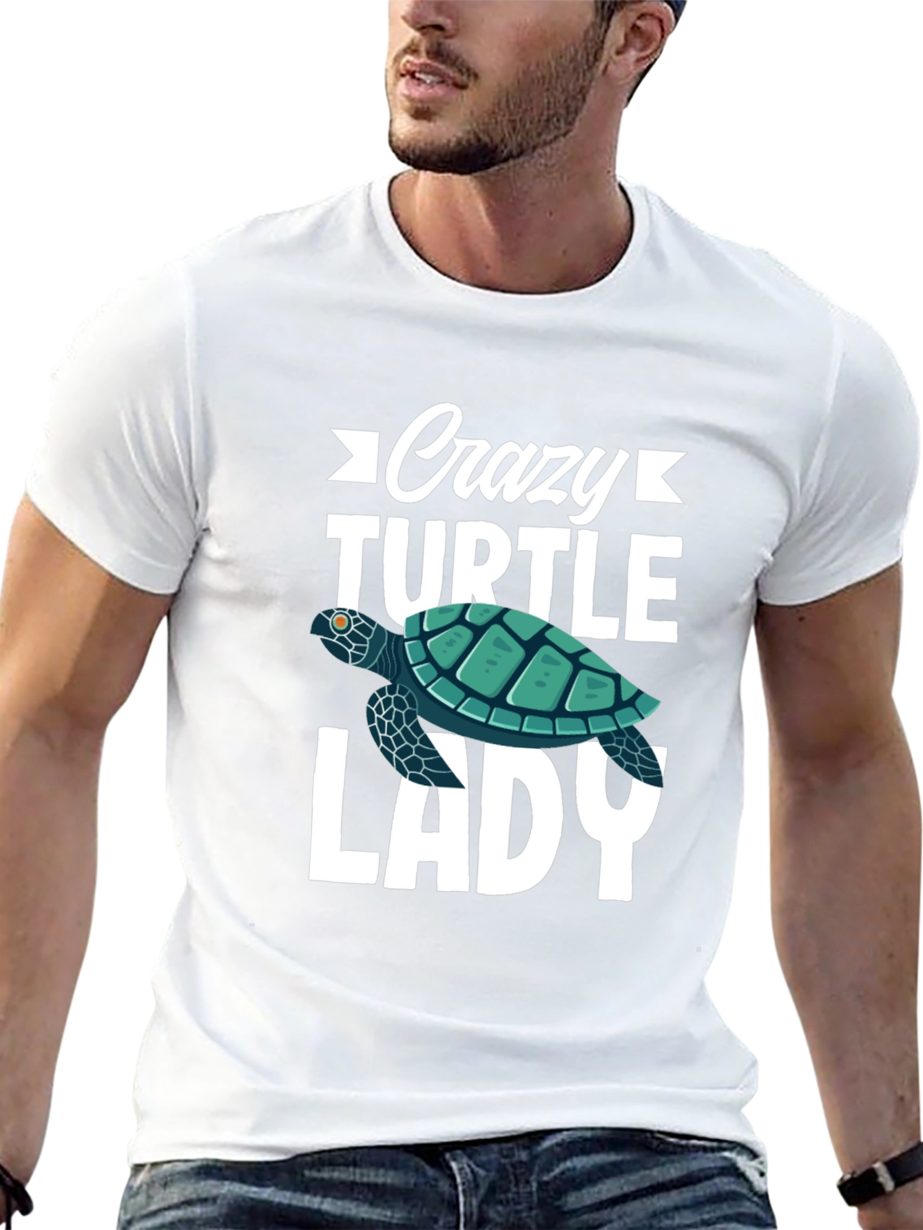 Crazy Turtle Lady Graphic Tee