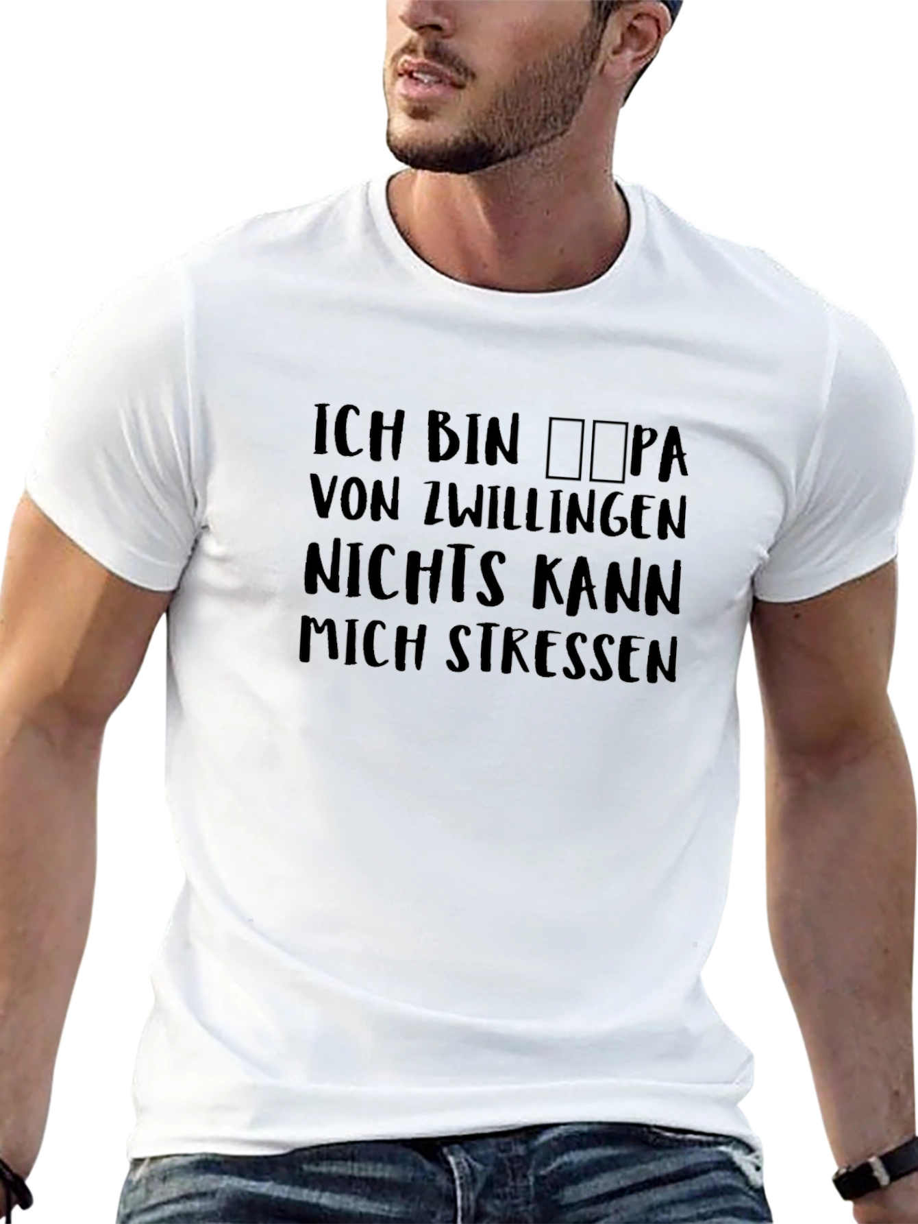 Dad of Twins German T-Shirt