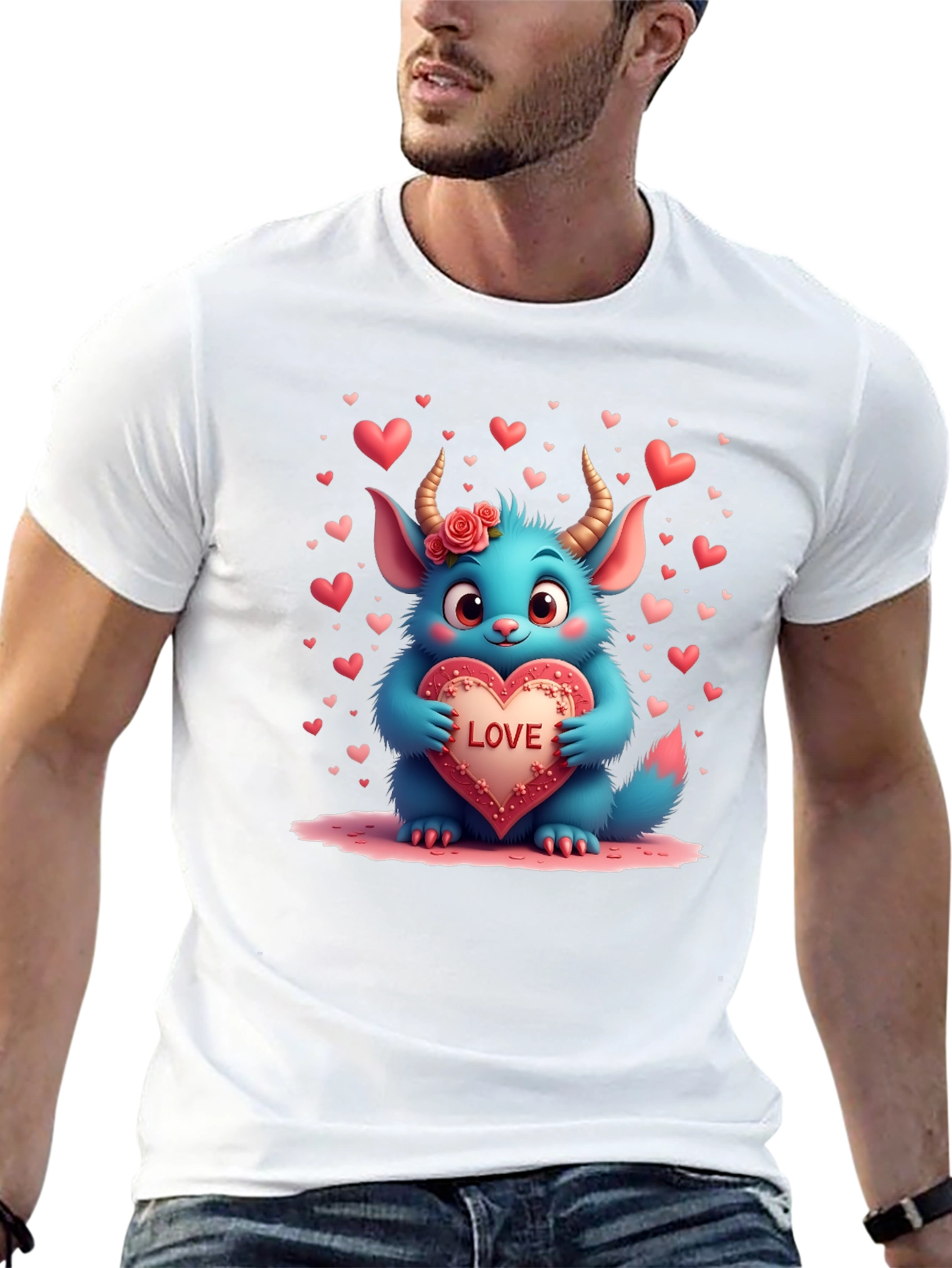 Love Monster T-Shirt: Cute Valentines Day Gift