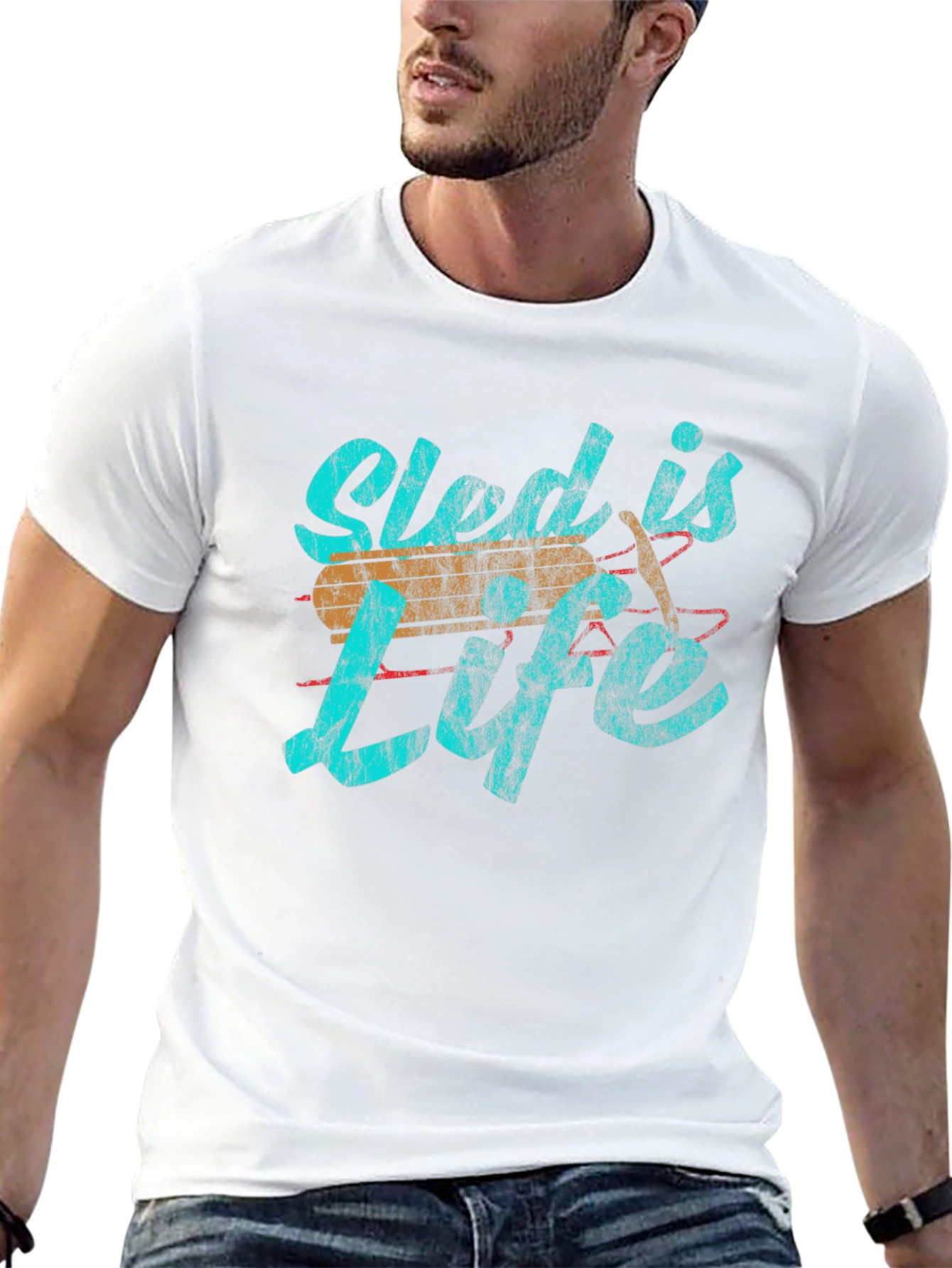 Sled is Life Graphic Tee